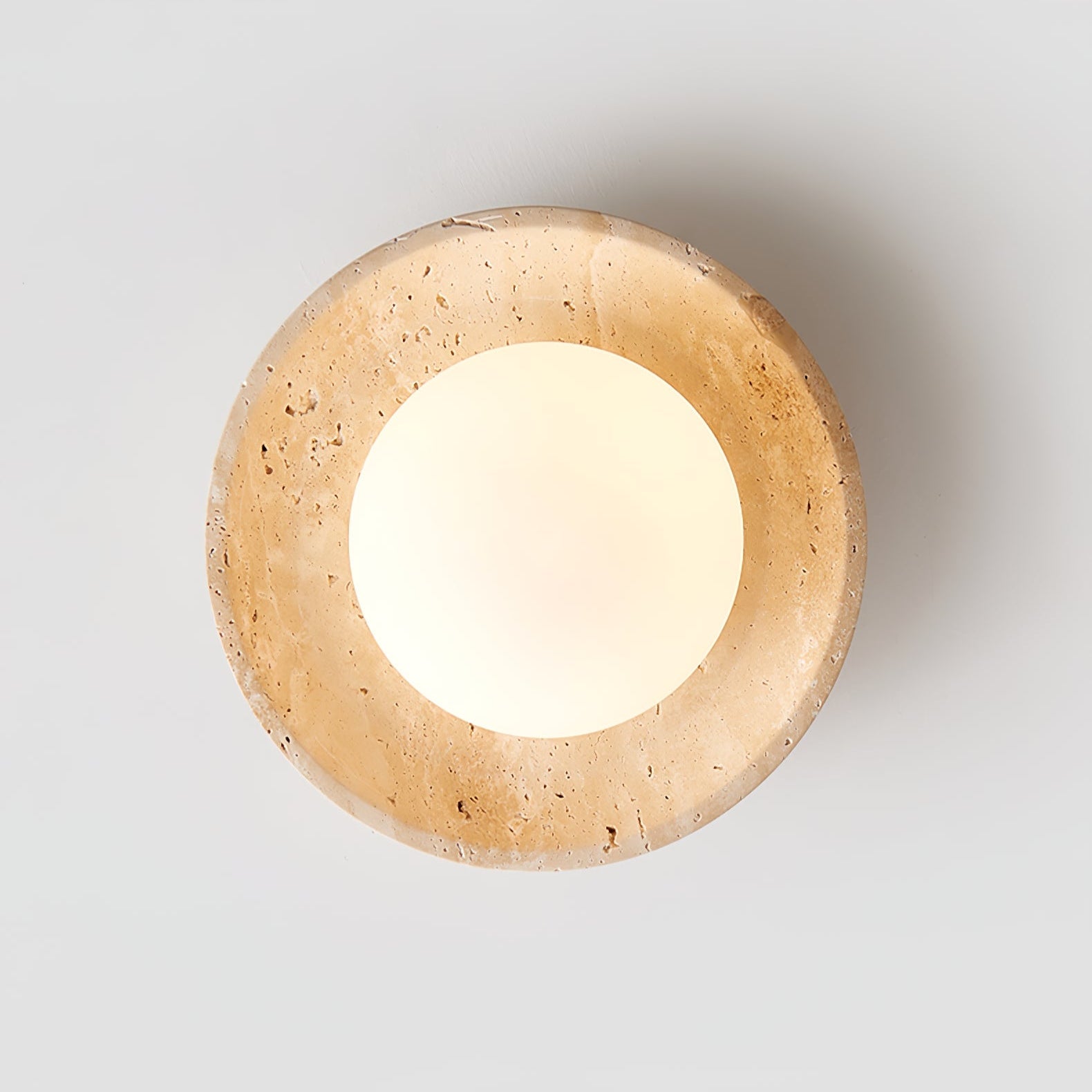Cataliel Minimalist Travertine Ceiling Light - Neutralighting
