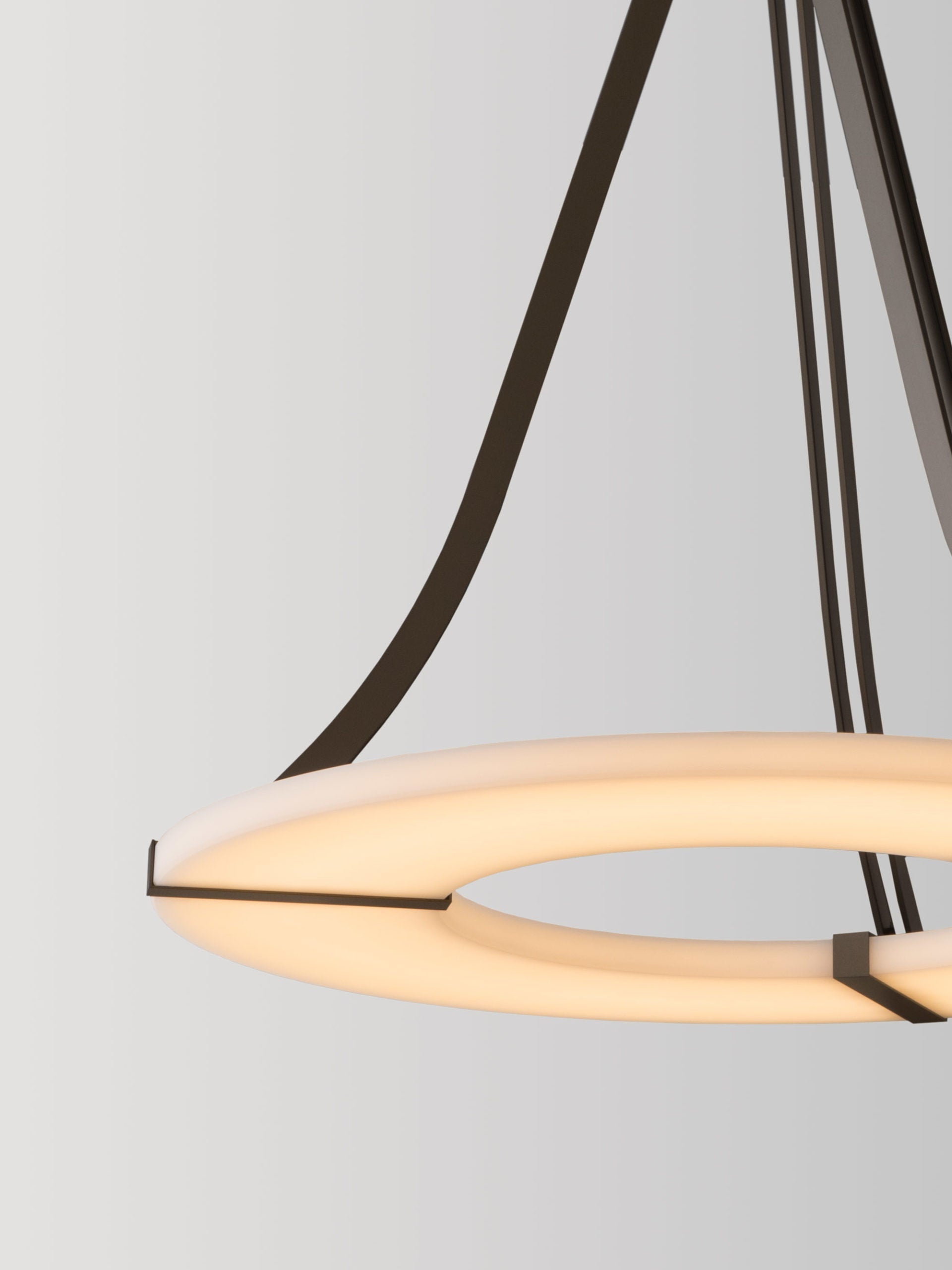 Elirionis Modern Minimalist Metal Alabaster Chandelier - Letslighting