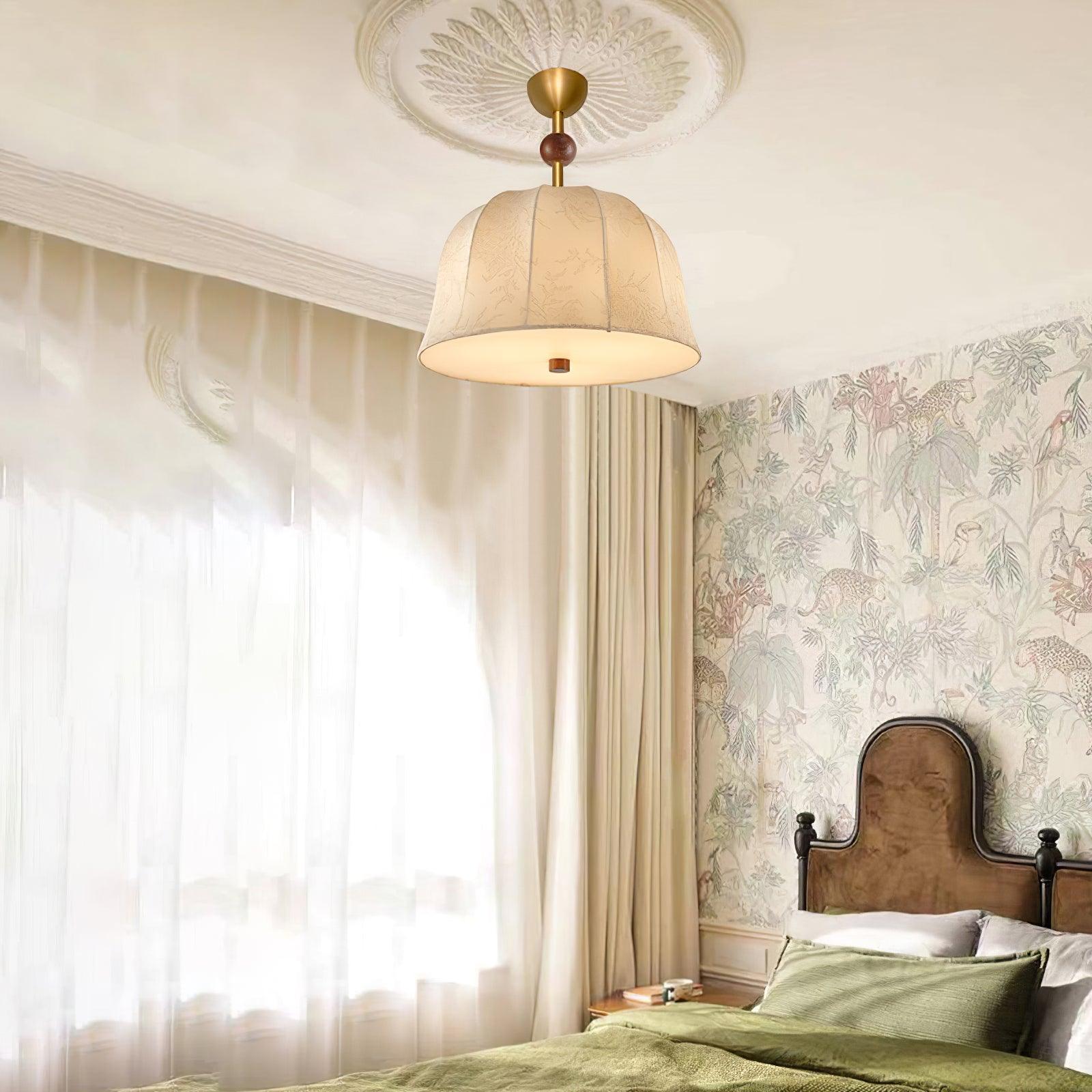 York Vintage-Deckenleuchte aus Stoff-Letslighting