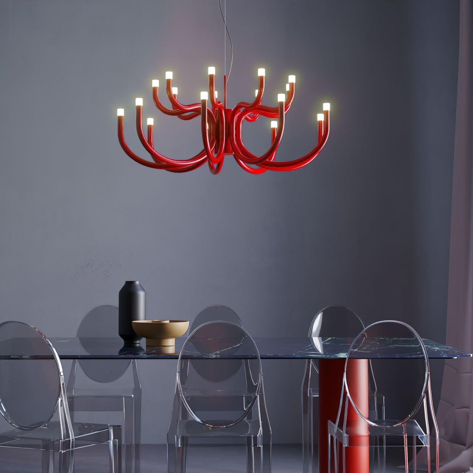 Myvenara Moderner Kronleuchter aus Messing-Letslighting