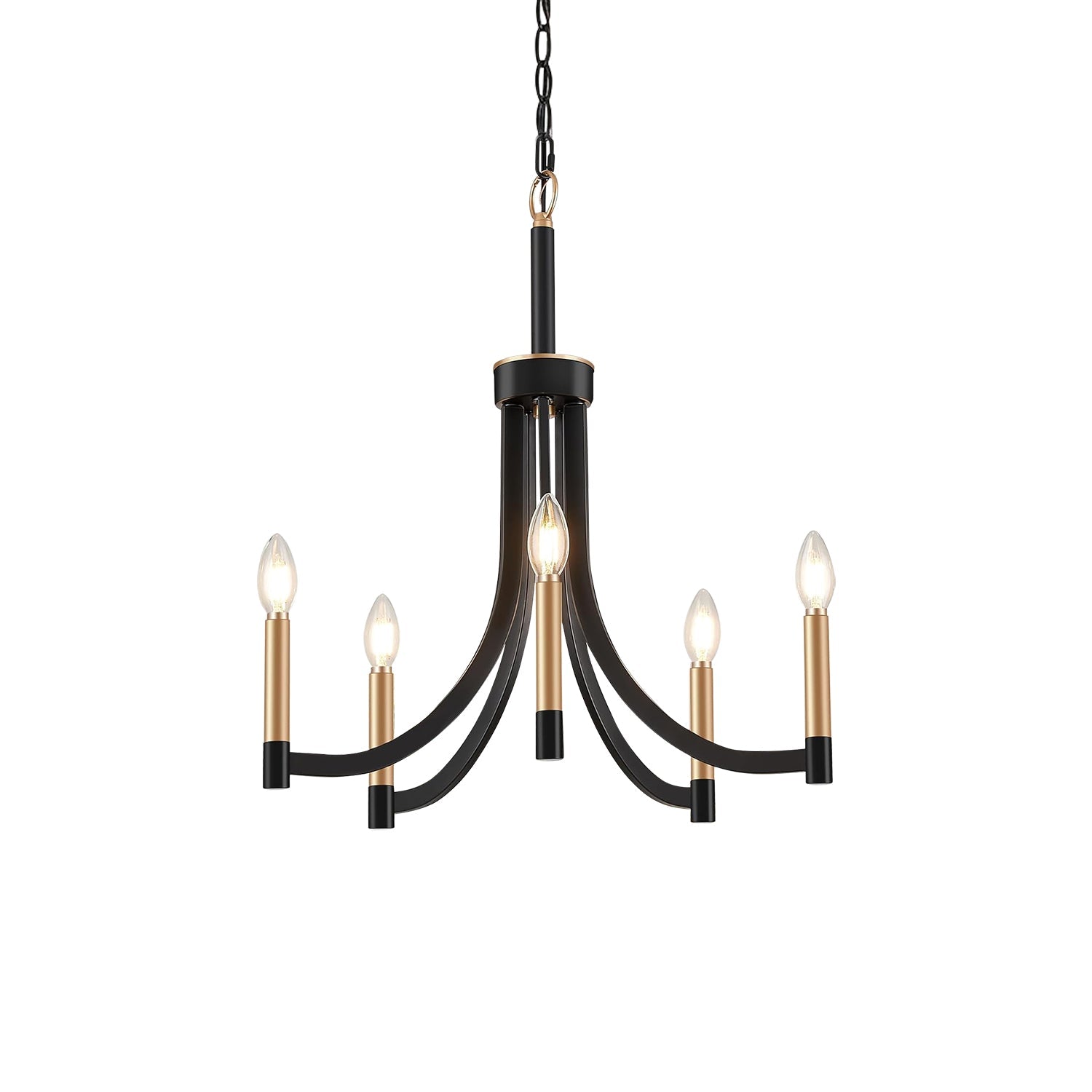 Ceshaora Vintage Industrie Messing Kronleuchter-Letslighting