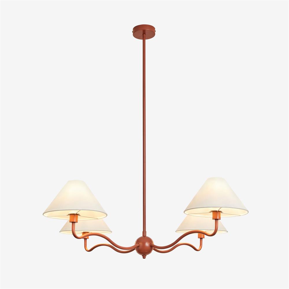Ovene Industrieller Vintage-Kronleuchter aus Stoff-Letslighting