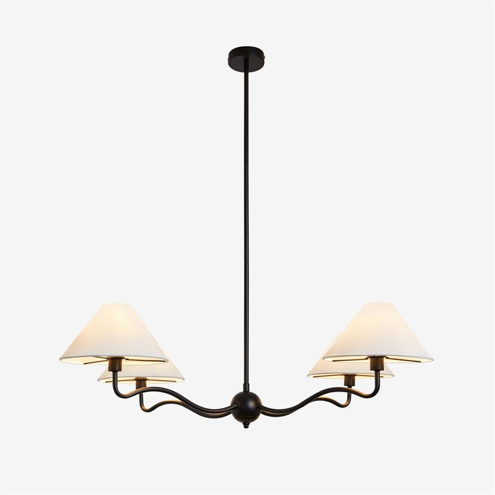 Ovene Industrieller Vintage-Kronleuchter aus Stoff-Letslighting