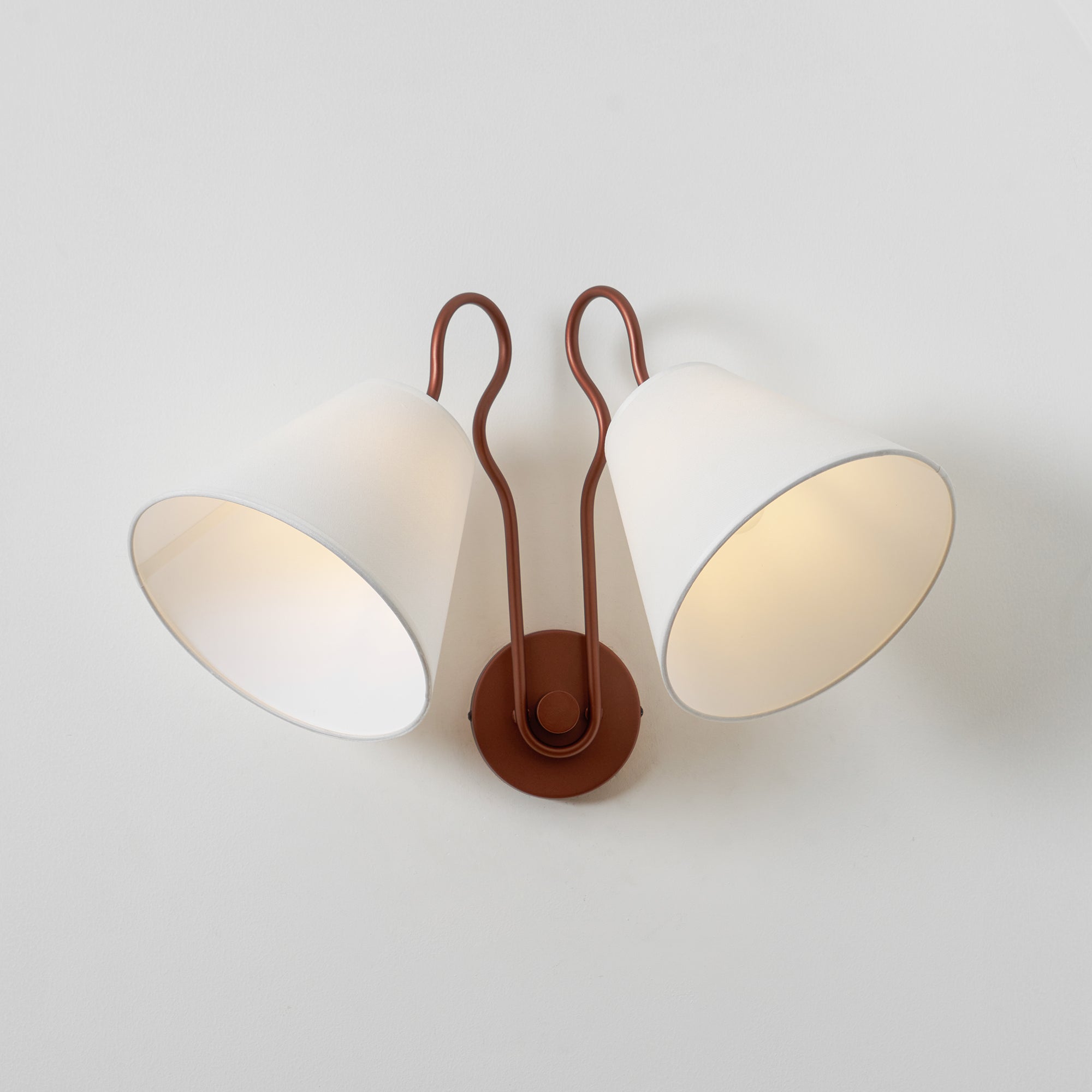 Elthayra Stoff Vintage Industrial Wandleuchte-Letslighting