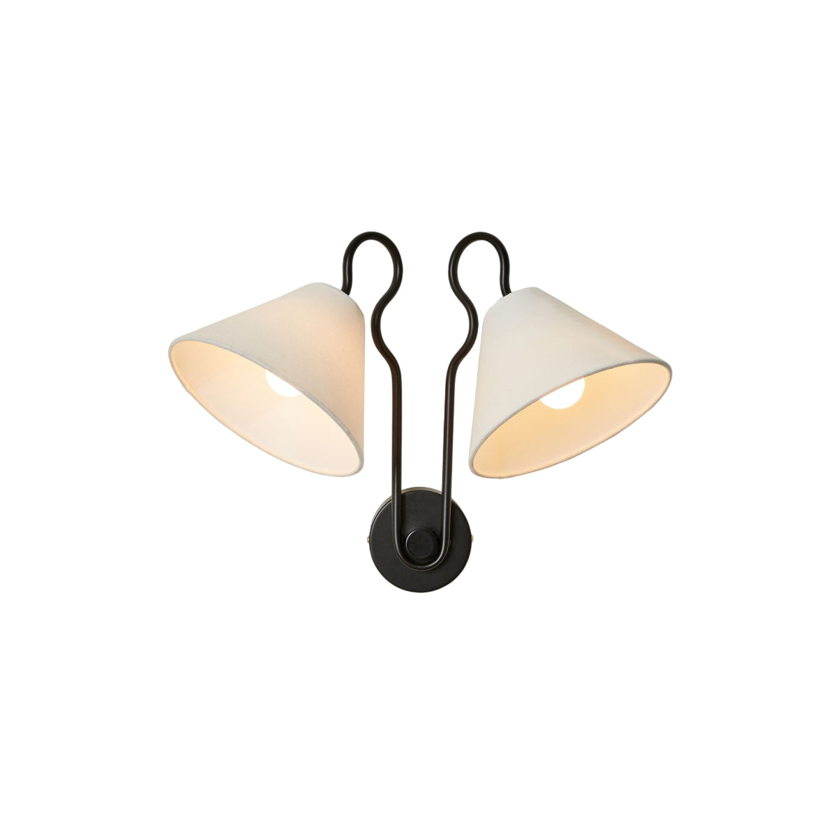 Elthayra Stoff Vintage Industrial Wandleuchte-Letslighting