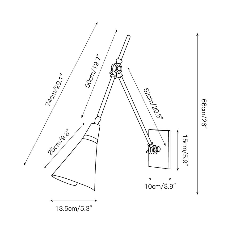 Ersila Messing Modern Minimalistisch Wandleuchte-Letslighting