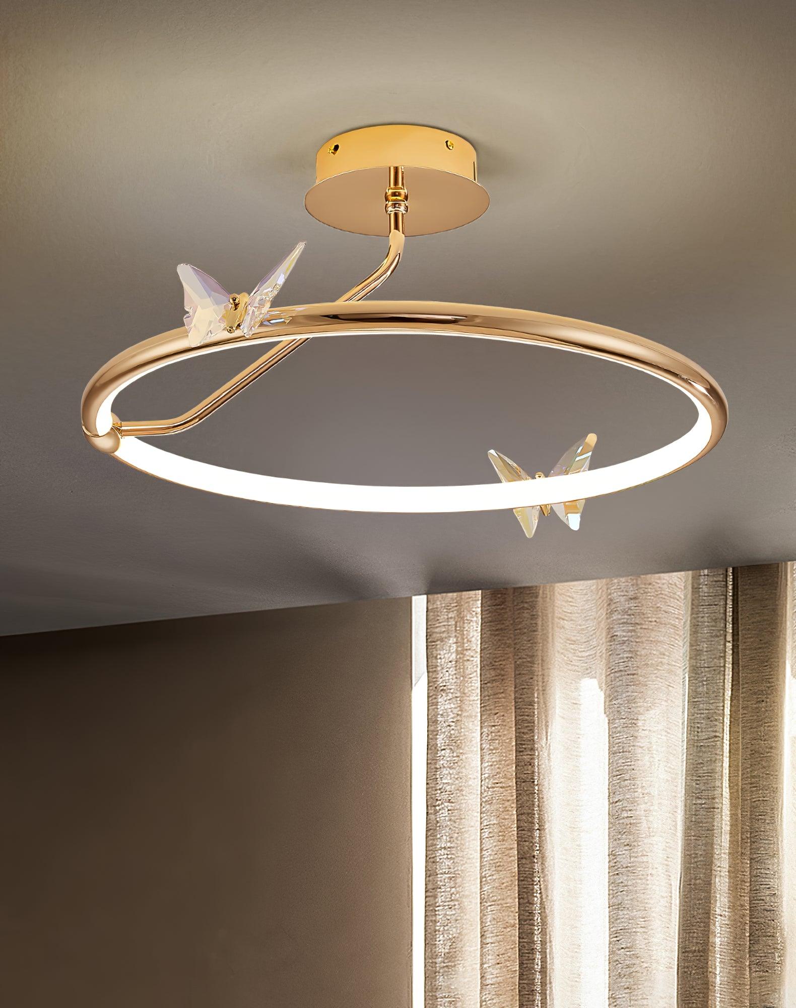 Solara Magic Butterfly Crystal Deckenleuchte-Letslighting