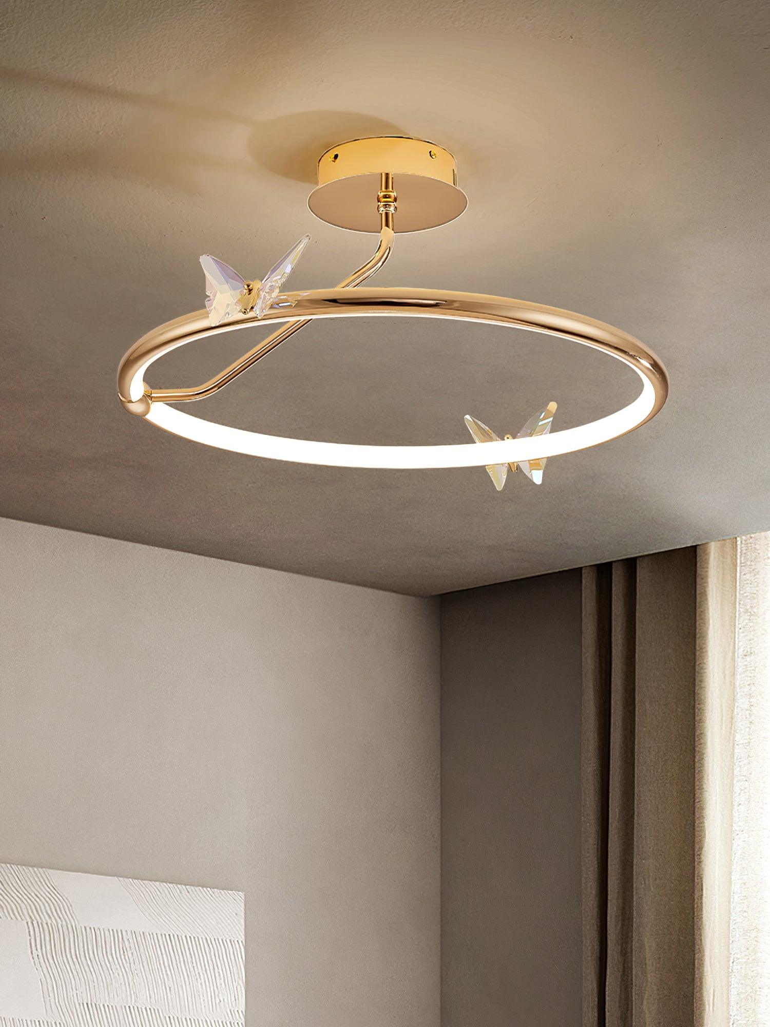 Solara Magic Butterfly Crystal Deckenleuchte-Letslighting