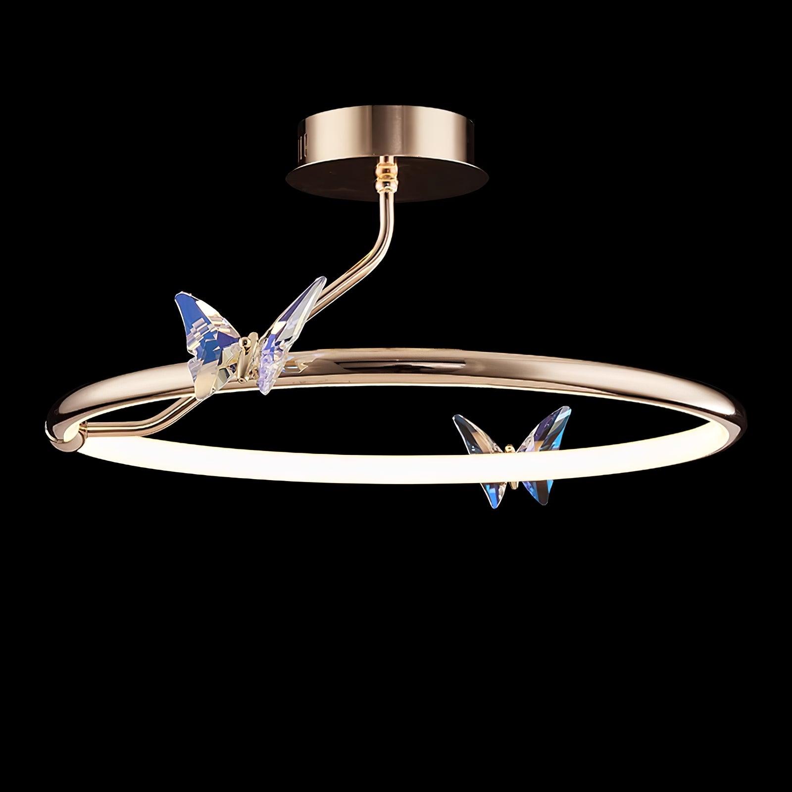 Solara Magic Butterfly Crystal Deckenleuchte-Letslighting