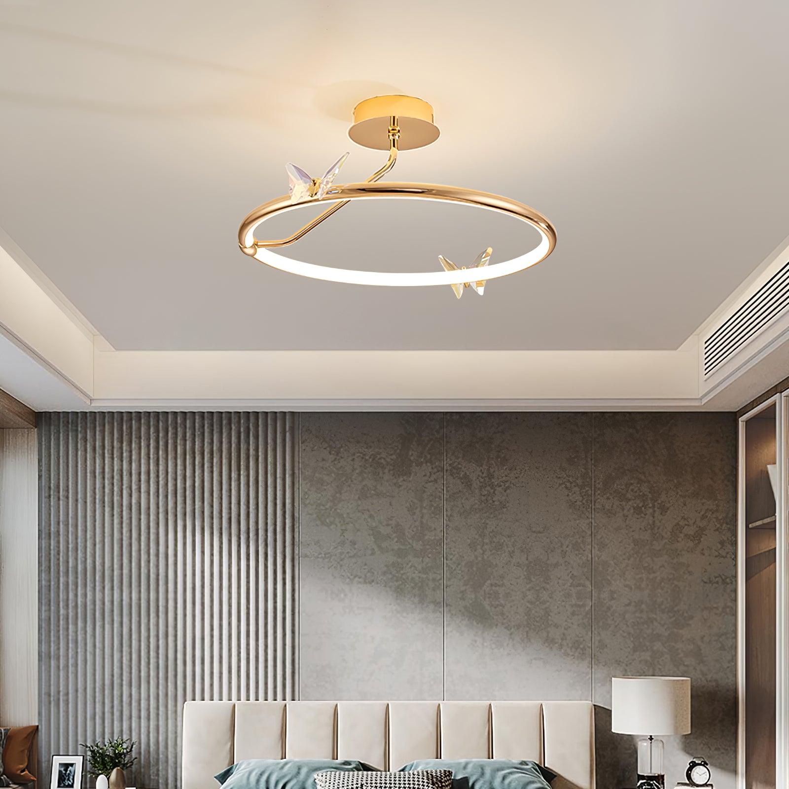Solara Magic Butterfly Crystal Deckenleuchte-Letslighting