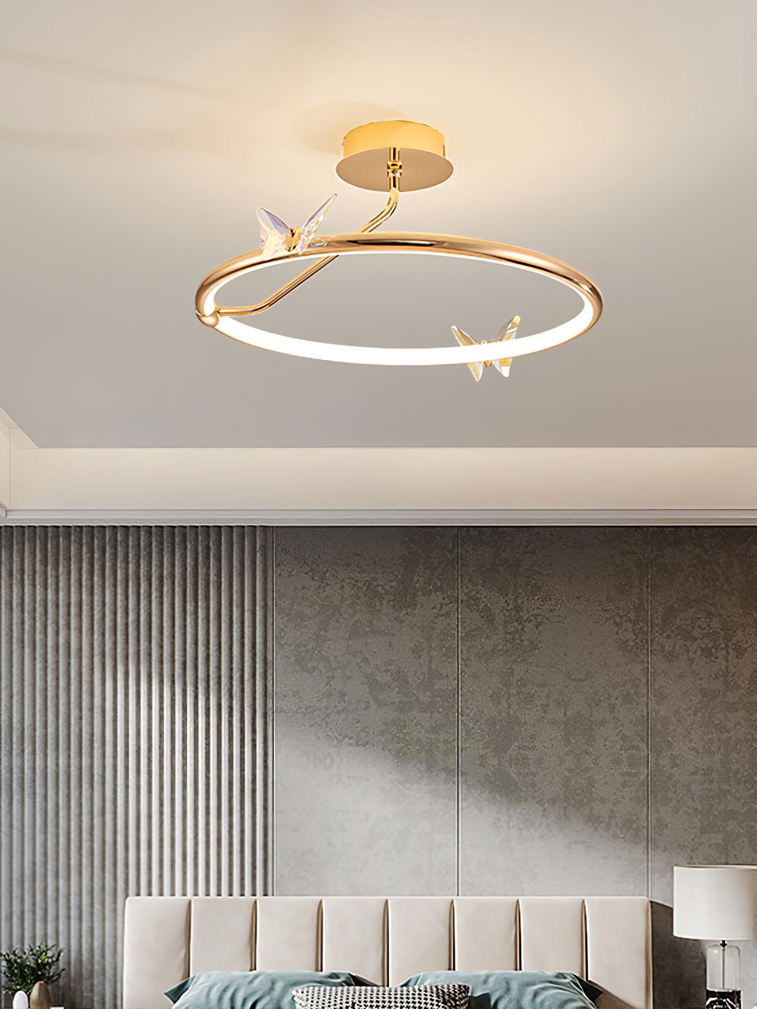 Solara Magic Butterfly Crystal Deckenleuchte-Letslighting