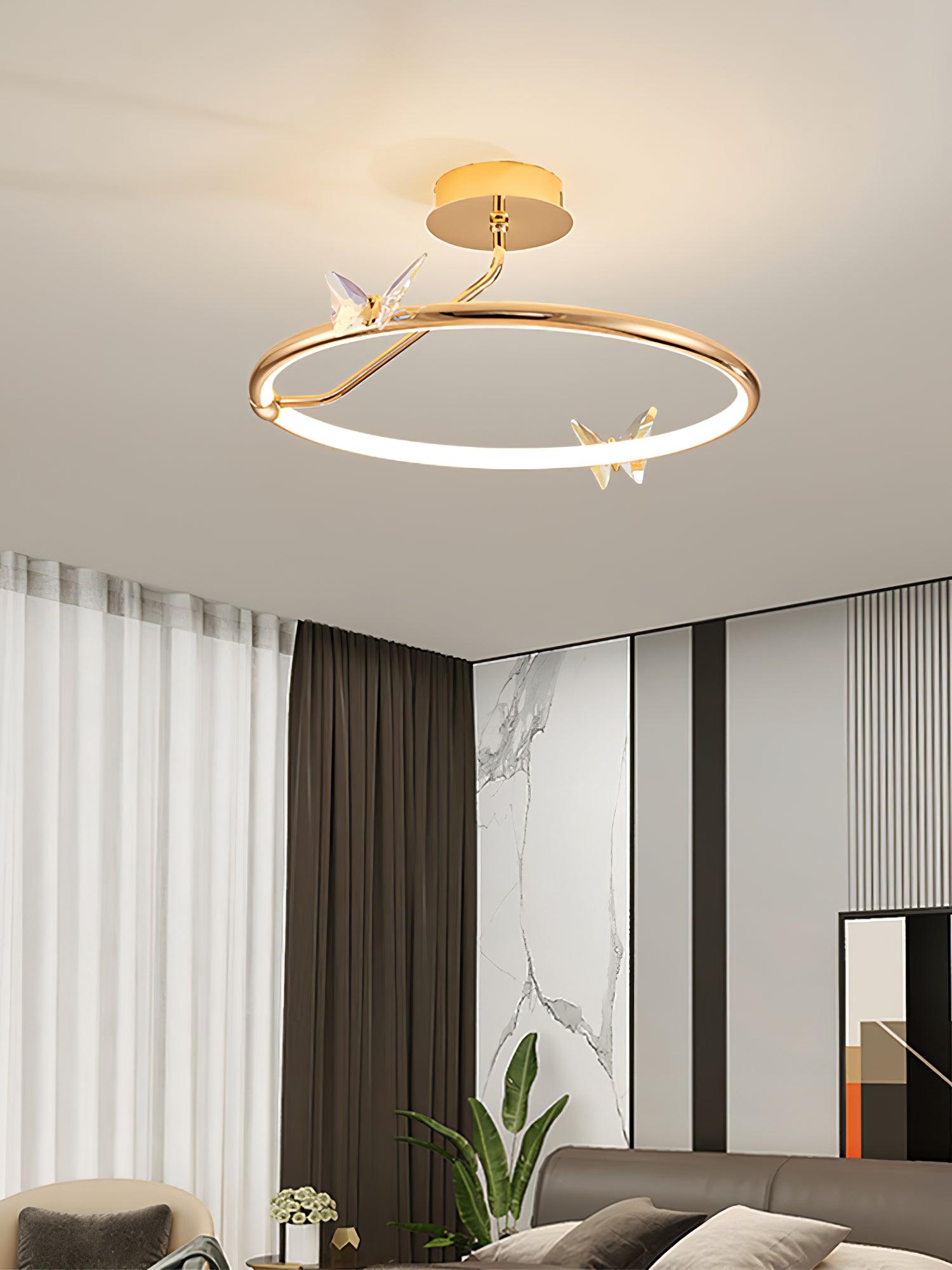 Solara Magic Butterfly Crystal Deckenleuchte-Letslighting