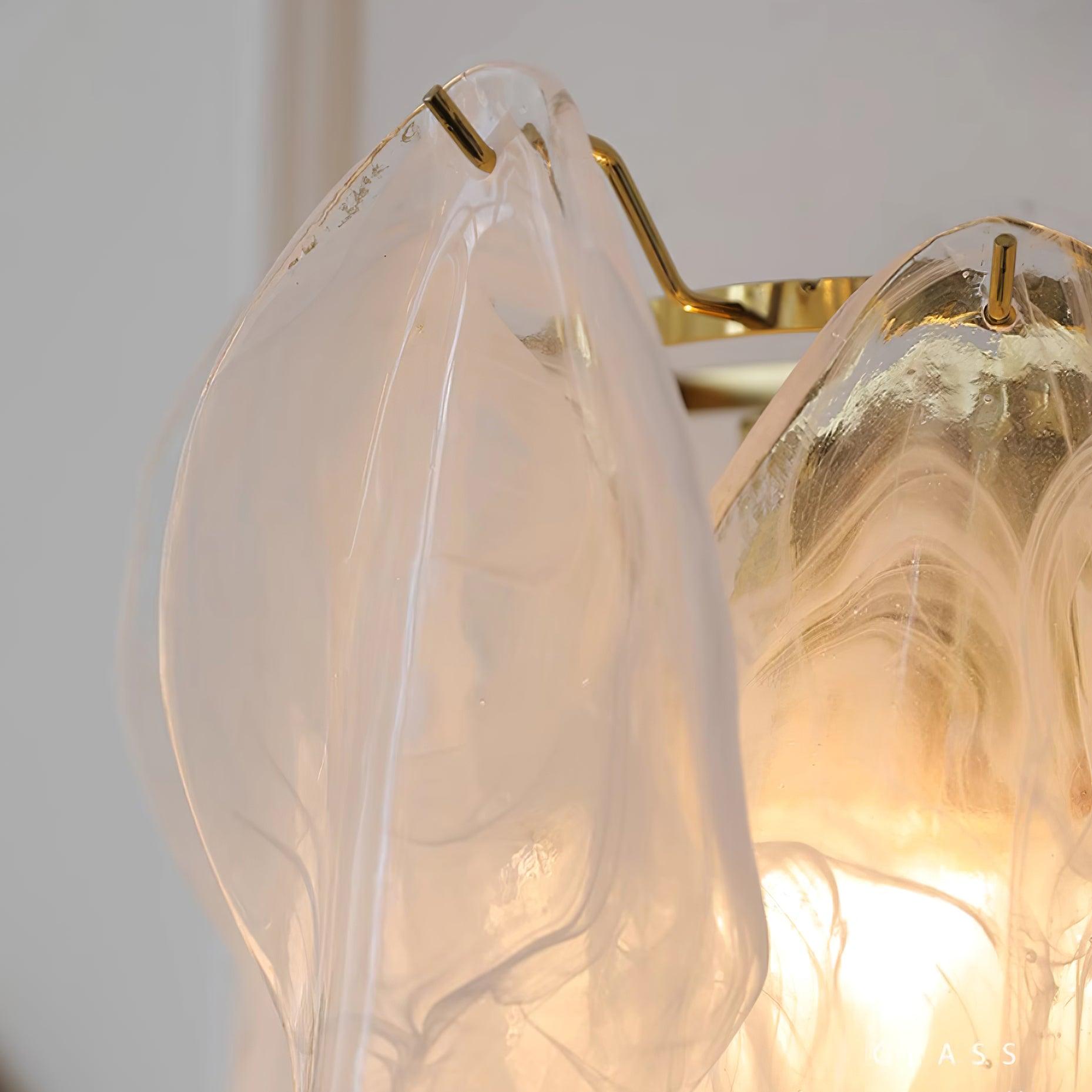 Evelo Petal Glass Wall Lamp - Letslighting