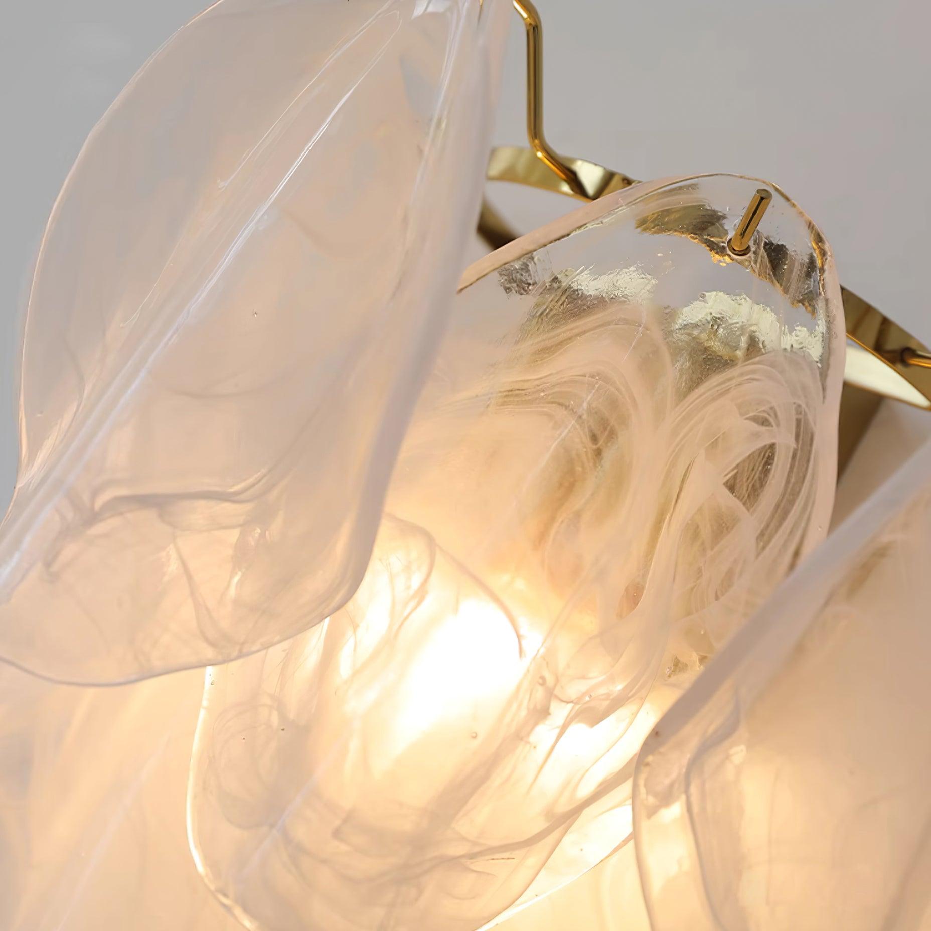 Evelo Petal Glass Wall Lamp - Letslighting