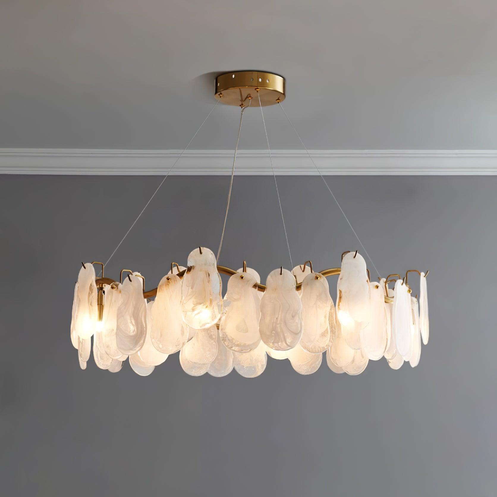 Lustra Kronleuchter-Wolkenglasplatten-Letslighting