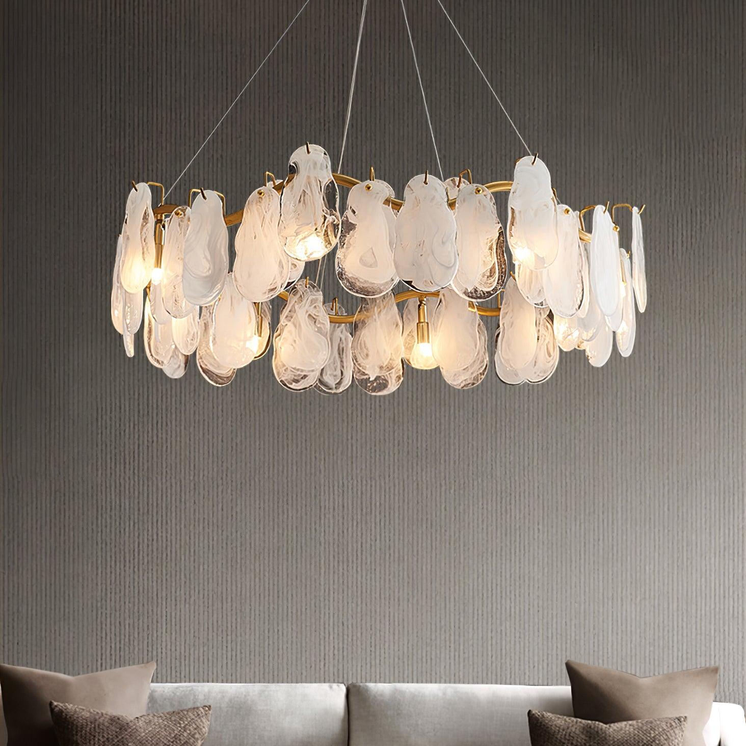 Lustra Kronleuchter-Wolkenglasplatten-Letslighting
