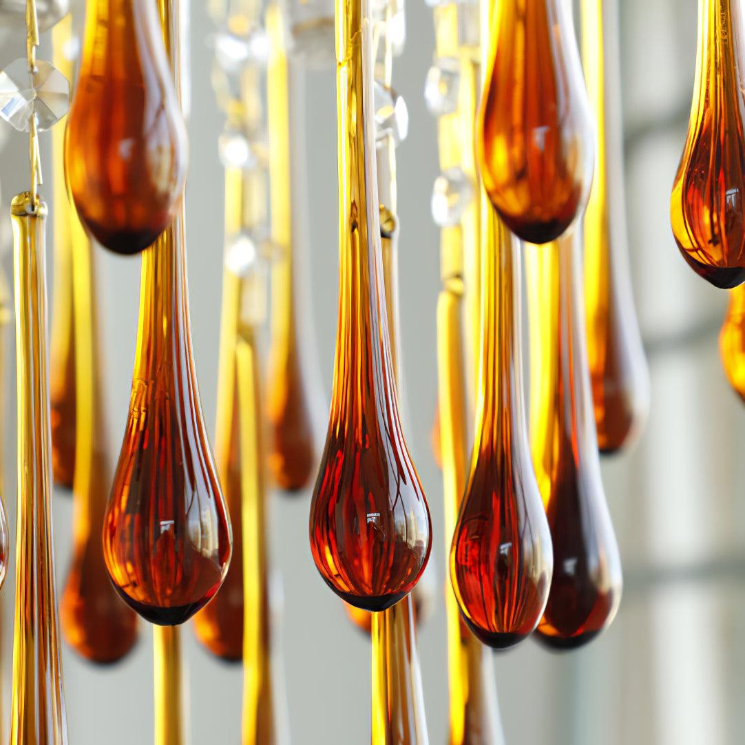 Lustra Kronleuchter Goldene Arme und Kristalle-Letslighting