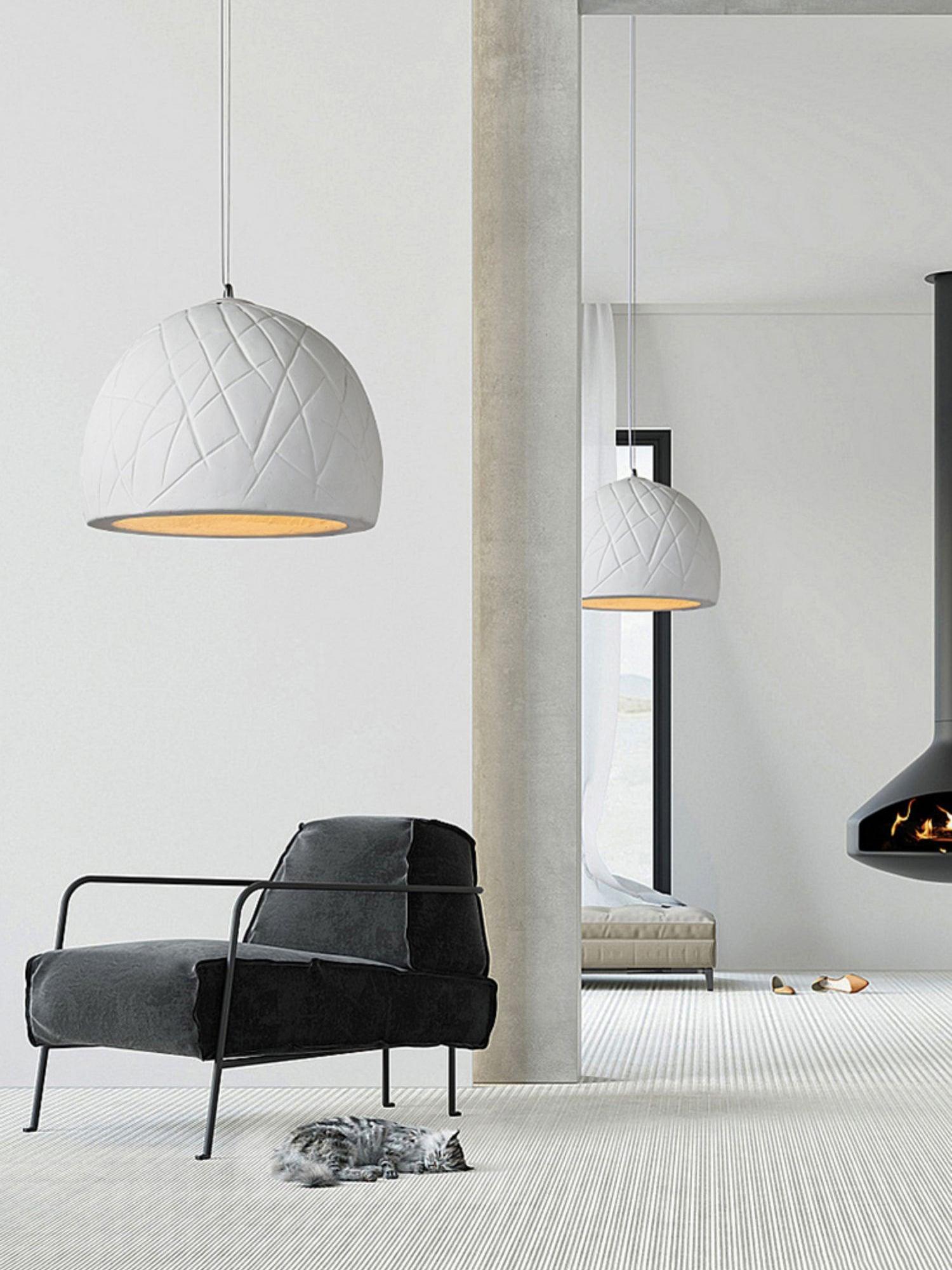 Cashaor Nordisch Kunst Wabi Plastik Pendelleuchte-Letslighting