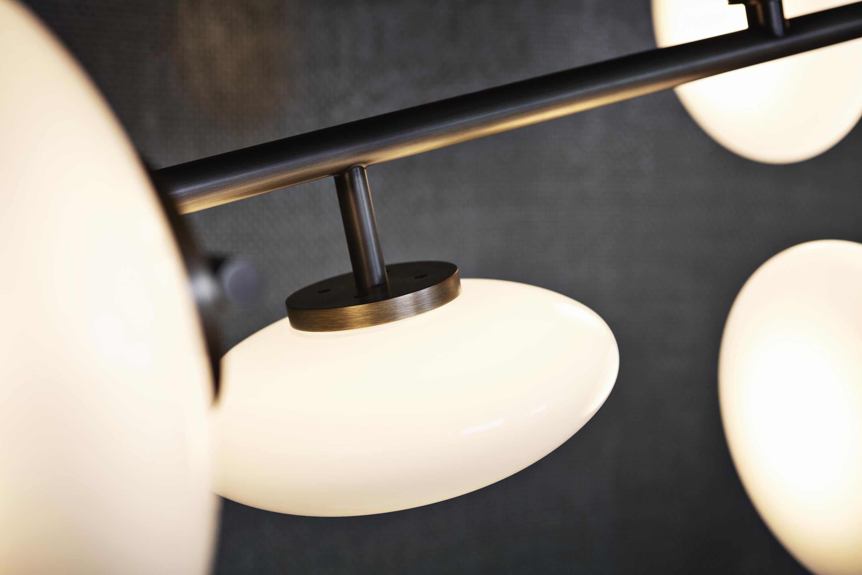 Umirarae Messing Glas Deckenlampe-Letslighting