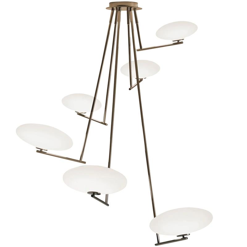 Umirarae Messing Glas Deckenlampe-Letslighting