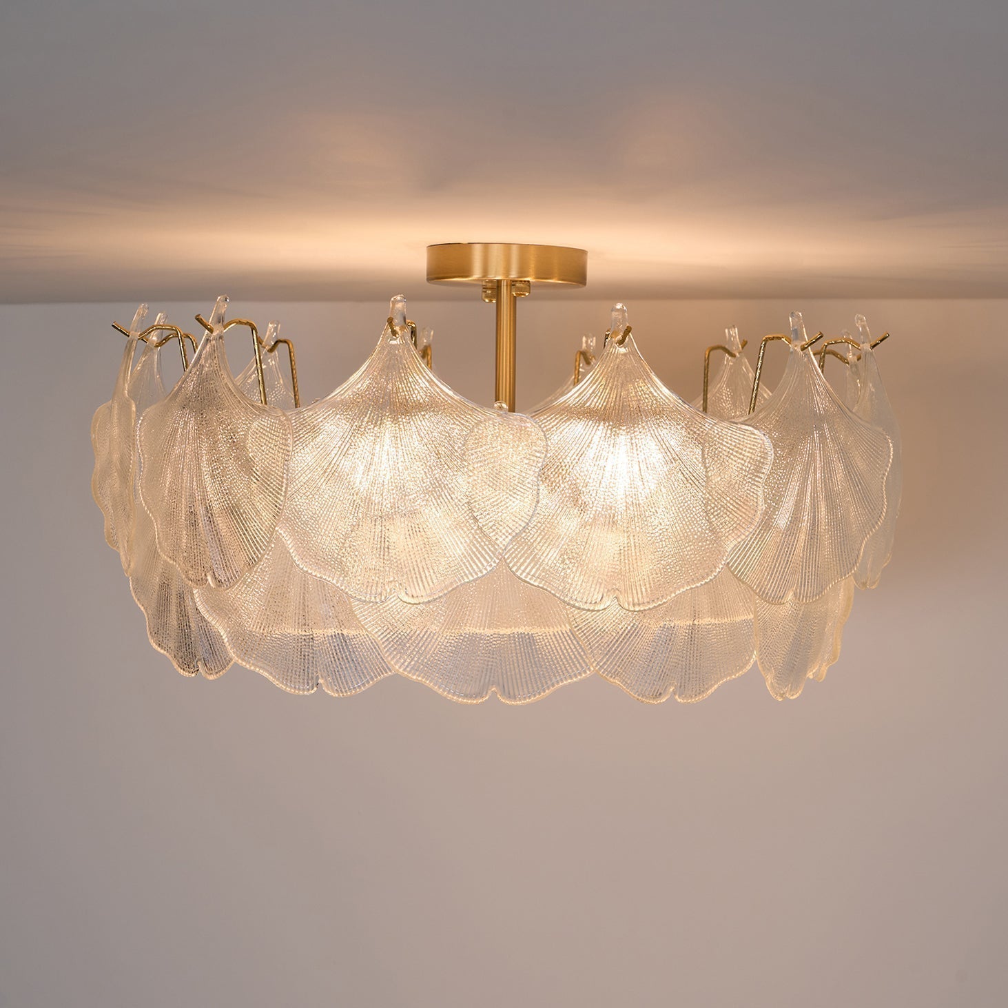 Maple Leaf Cluster Ceiling Light - Blowlighting