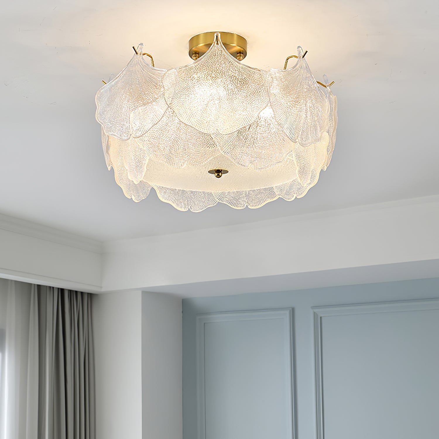 Maple Leaf Cluster Ceiling Light - Blowlighting