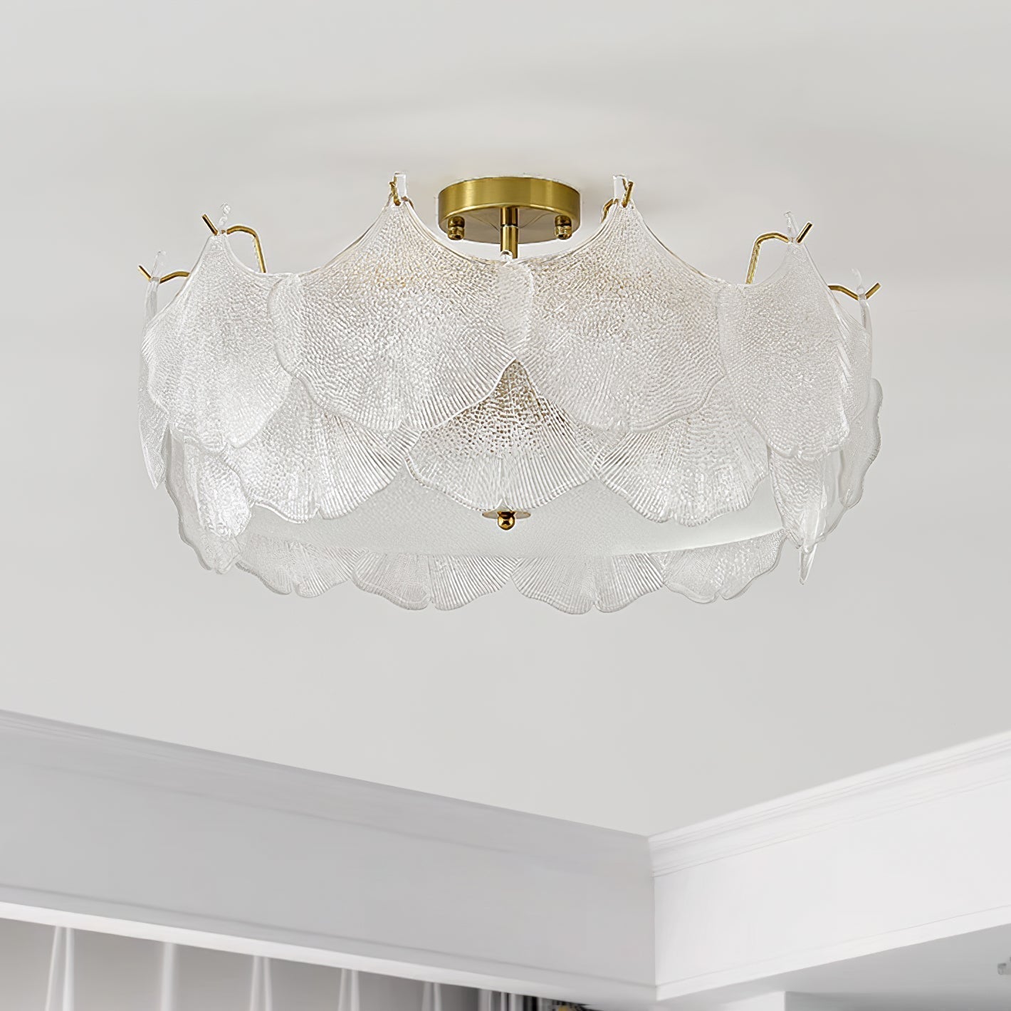 Maple Leaf Cluster Ceiling Light - Blowlighting