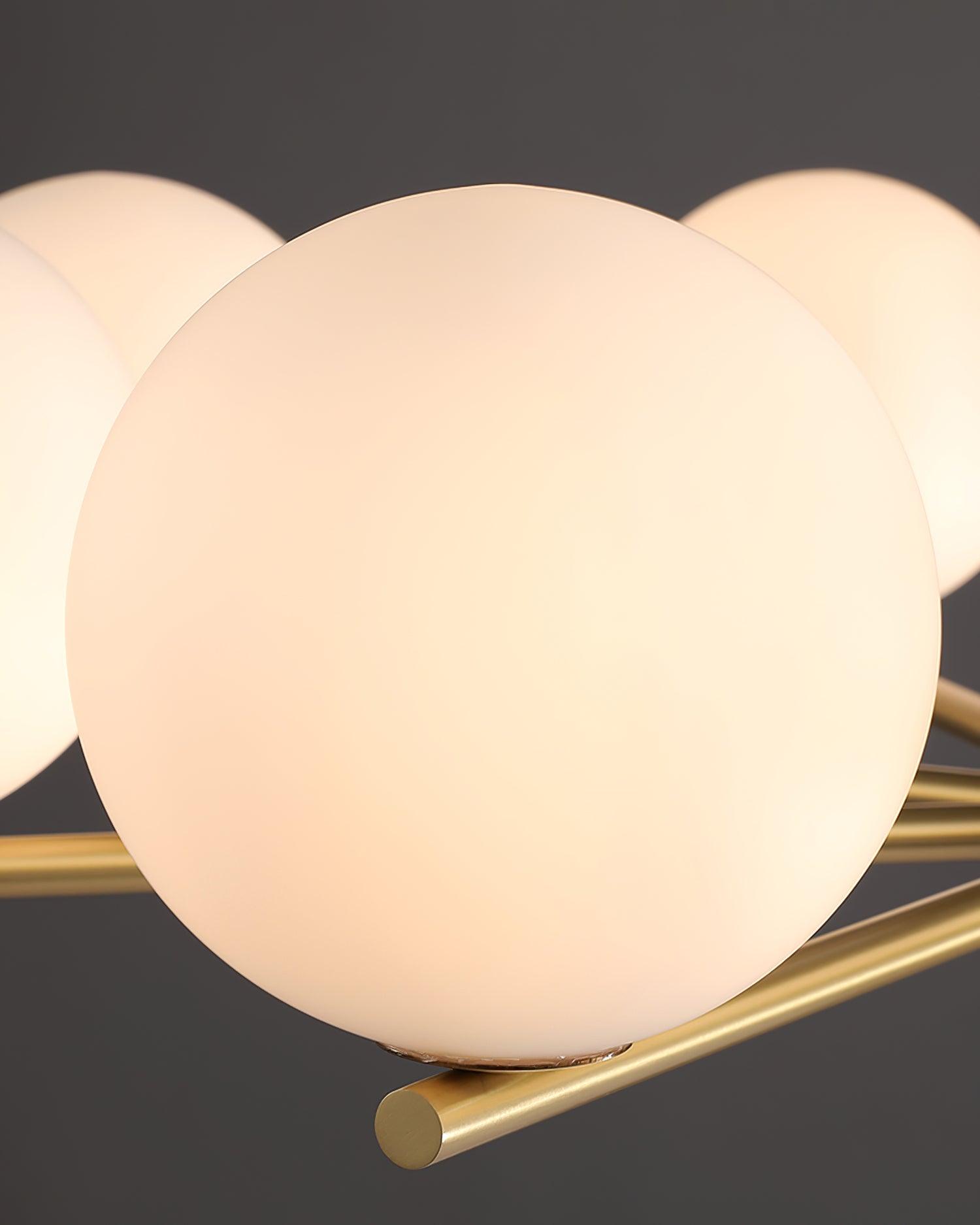 Covynel Mid-Century Messing Kronleuchter-Letslighting