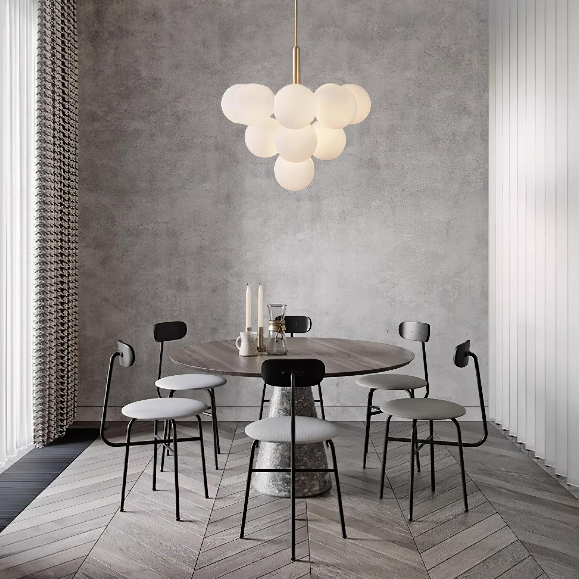 Sage Moderner Minimalistischer Kronleuchter aus Glas und Messing-Letslighting