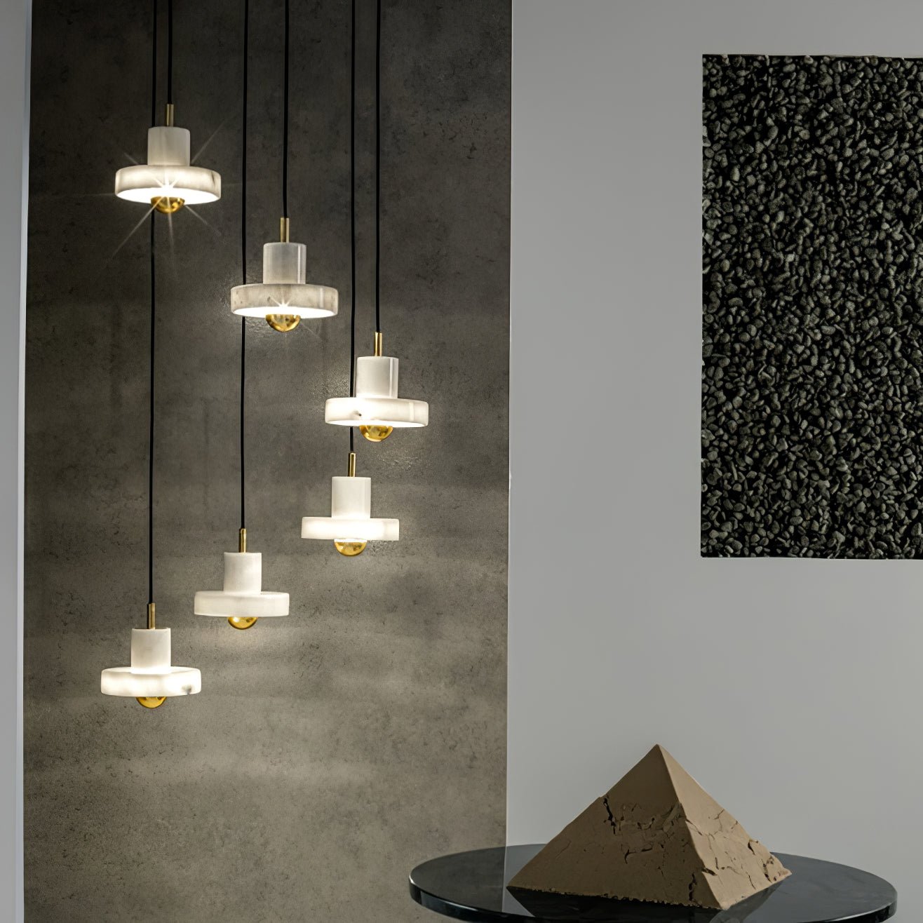 Marble Aura Pendant Lamp - Blowlighting