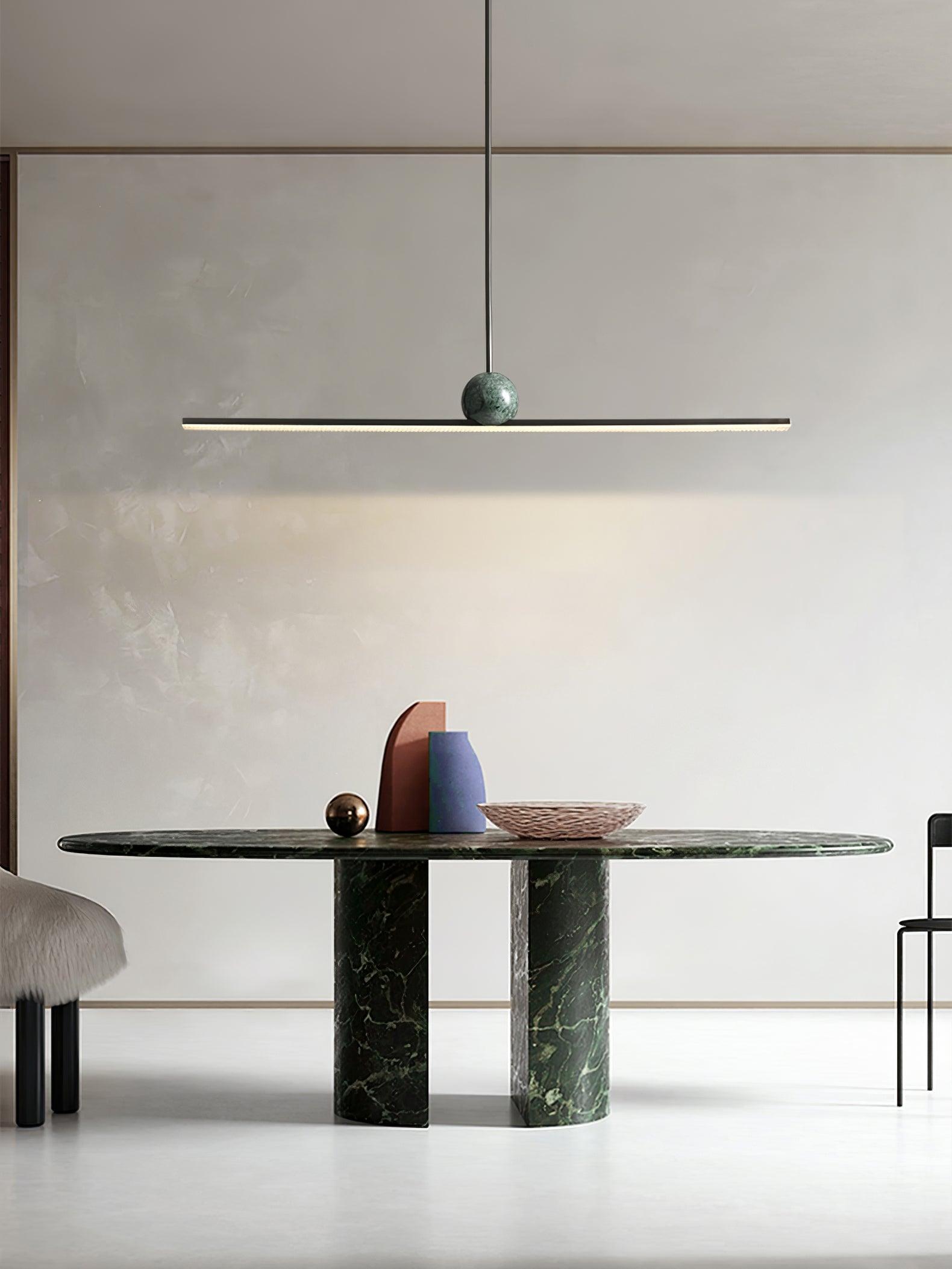 Marble Linear Pendant Lamp - Blowlighting