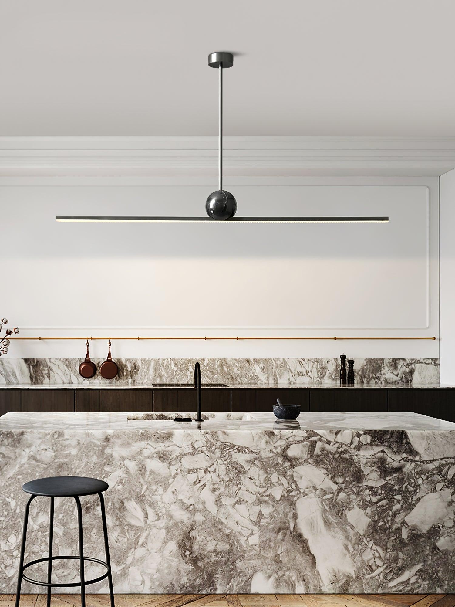Marble Linear Pendant Lamp - Blowlighting