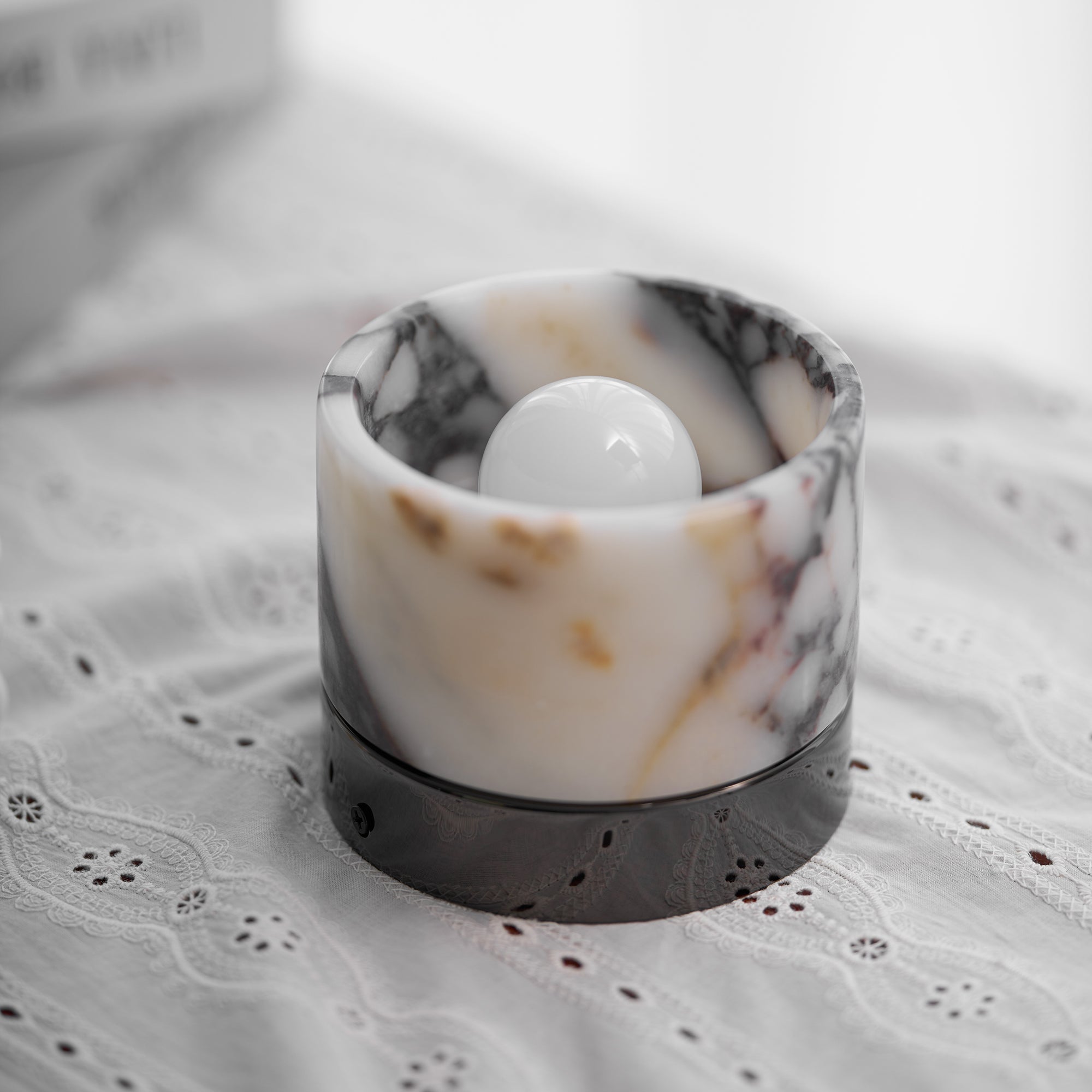 Ivinir Modern Minimalist Round Marble Ceiling Lamp - Letslighting