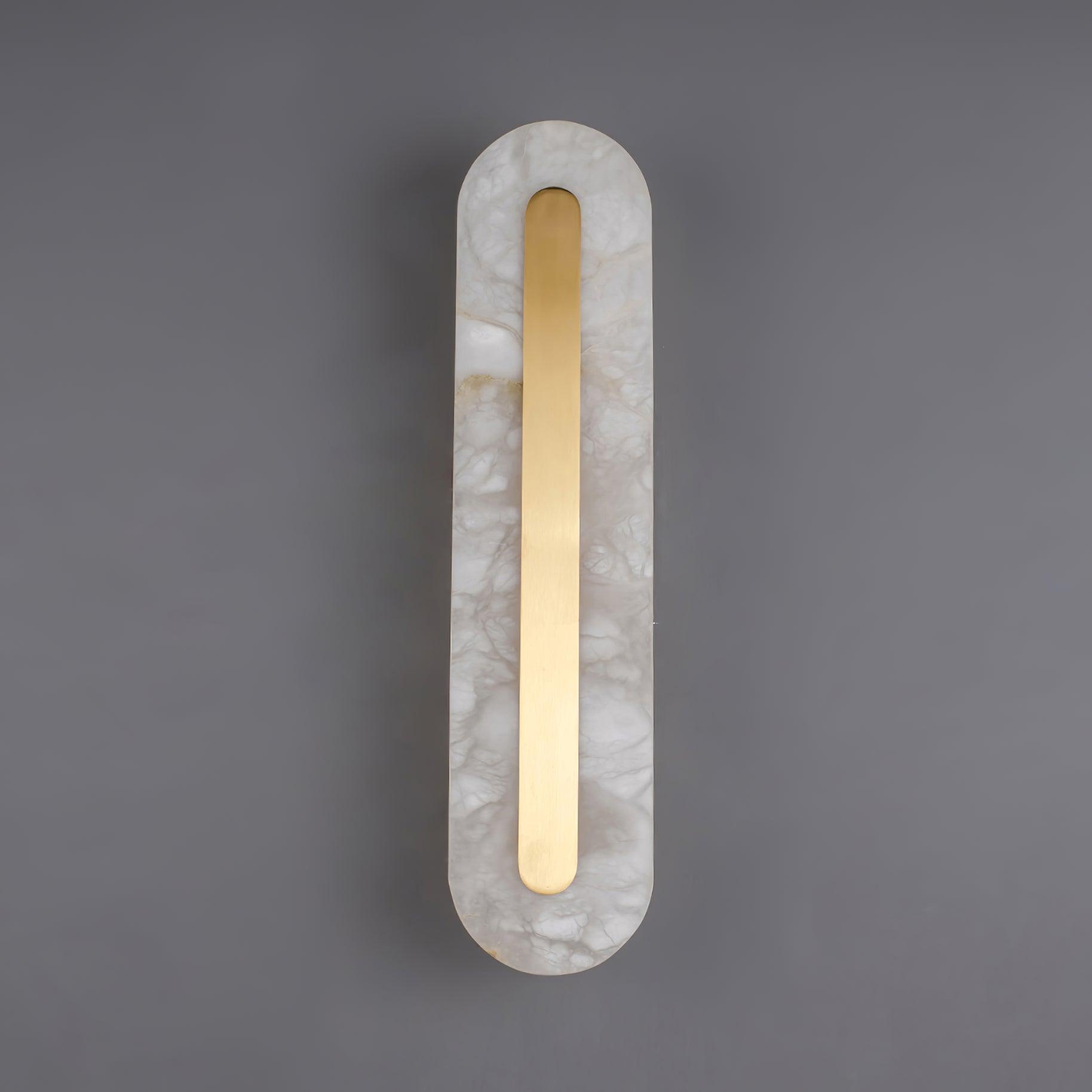 Hurn Abgerundete Alabaster Wandleuchte