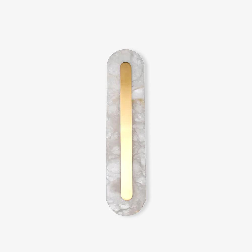 Hurn Abgerundete Alabaster Wandleuchte
