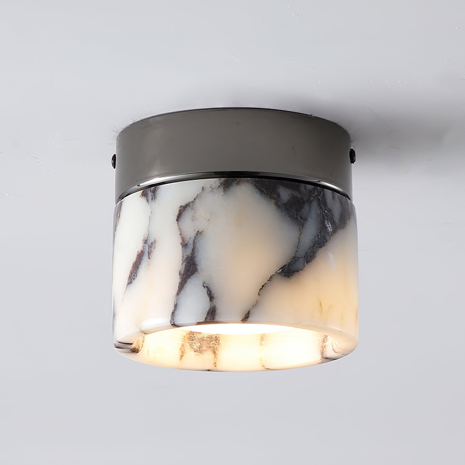 Ivinir Modern Minimalist Round Marble Ceiling Lamp - Letslighting
