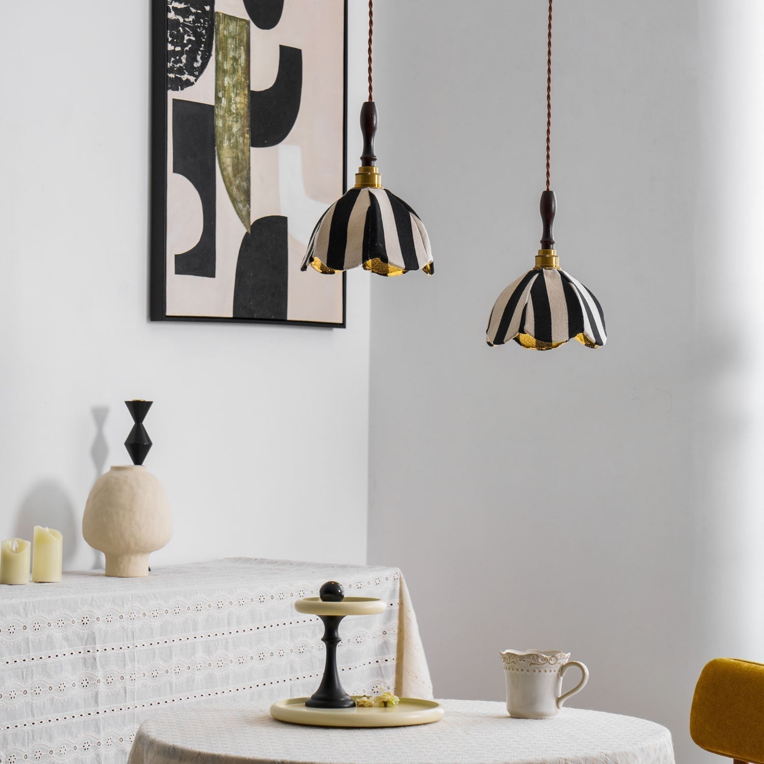 Isolder Stoff Pendelleuchte-Letslighting