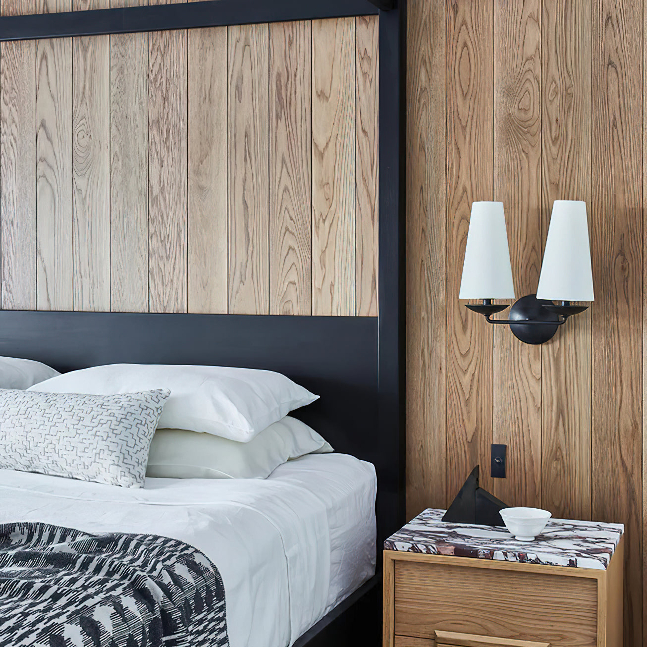 Avraee Wandleuchte Messing Stoff Modern Minimalistisch-Letslighting