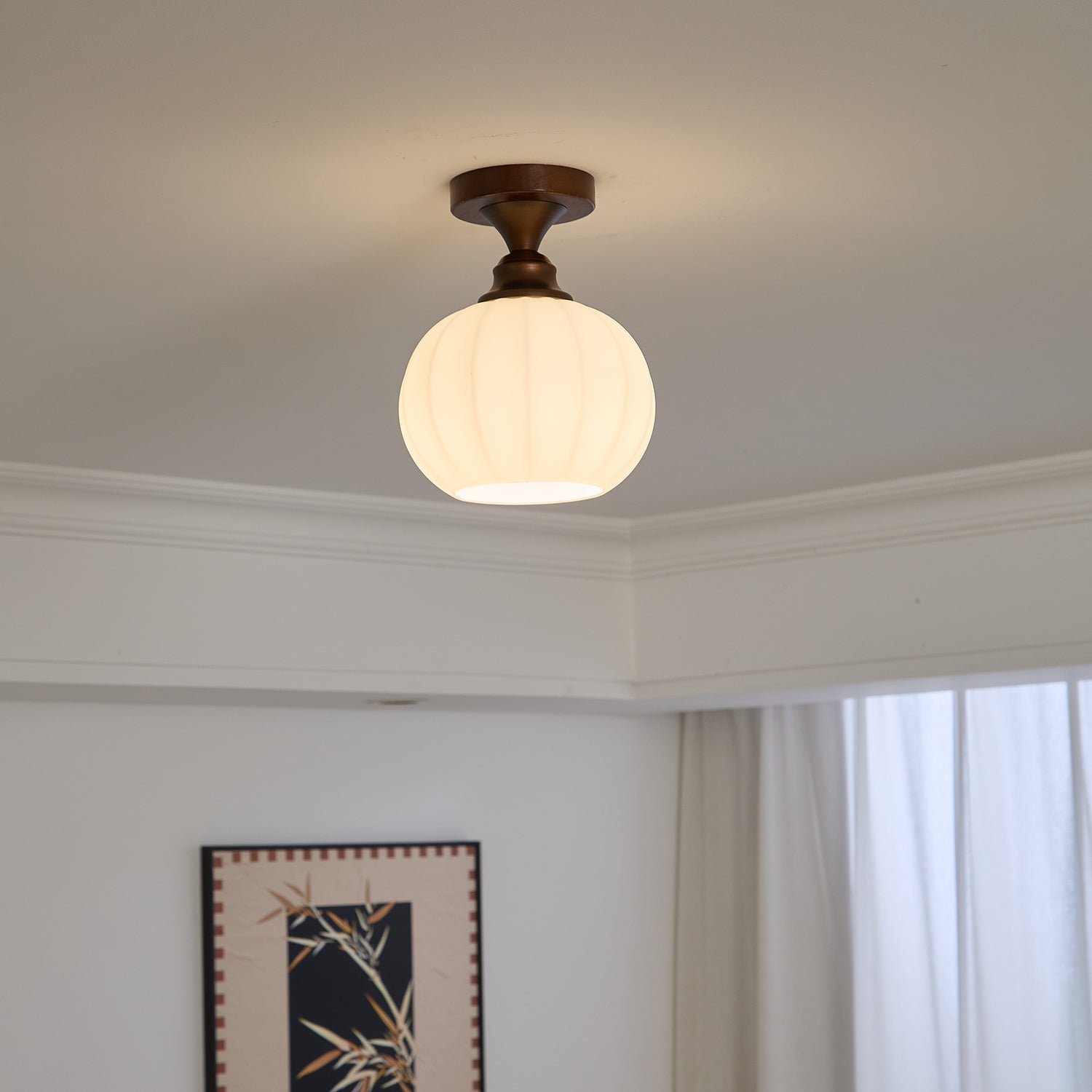 Alveneth Premium Nordisch Kunst Glas Deckenleuchte-Letslighting