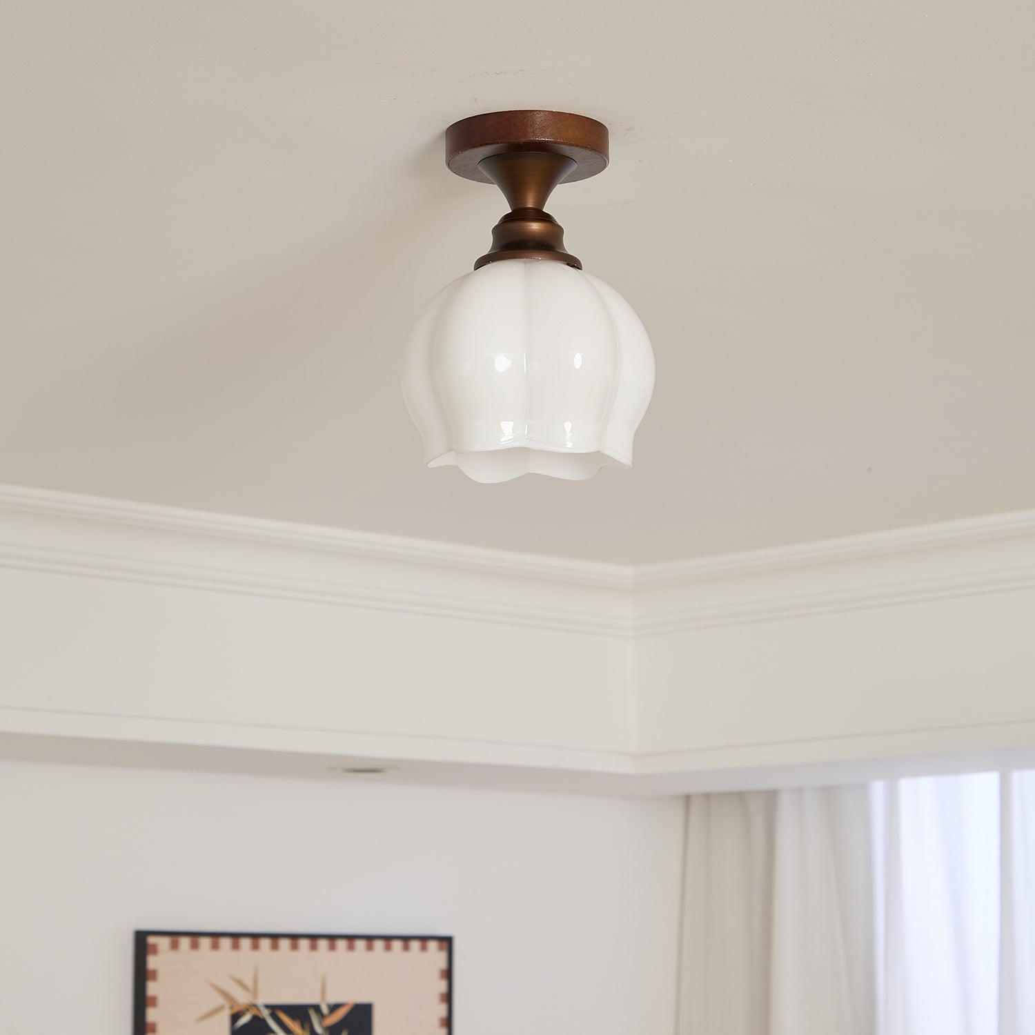 Alveneth Premium Nordisch Kunst Glas Deckenleuchte-Letslighting