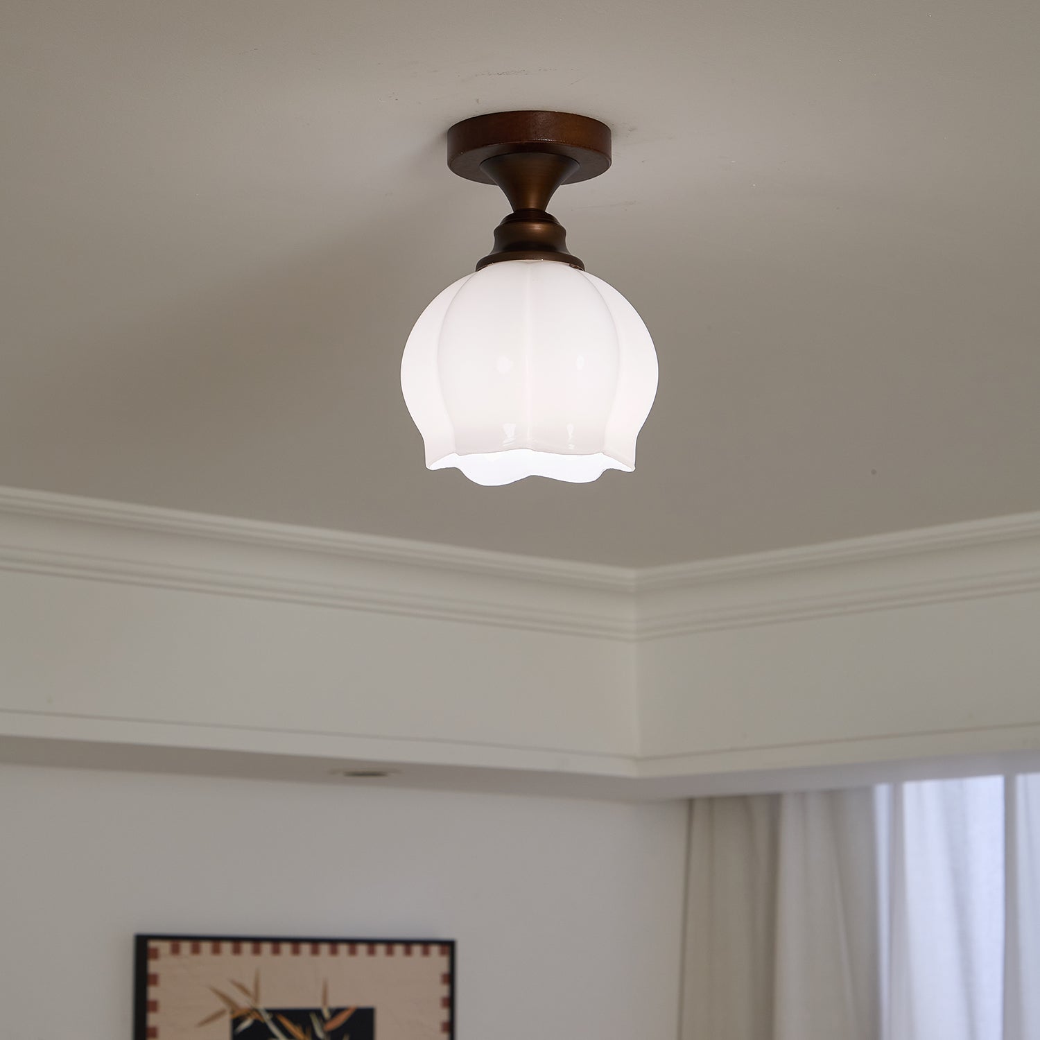 Alveneth Premium Nordisch Kunst Glas Deckenleuchte-Letslighting