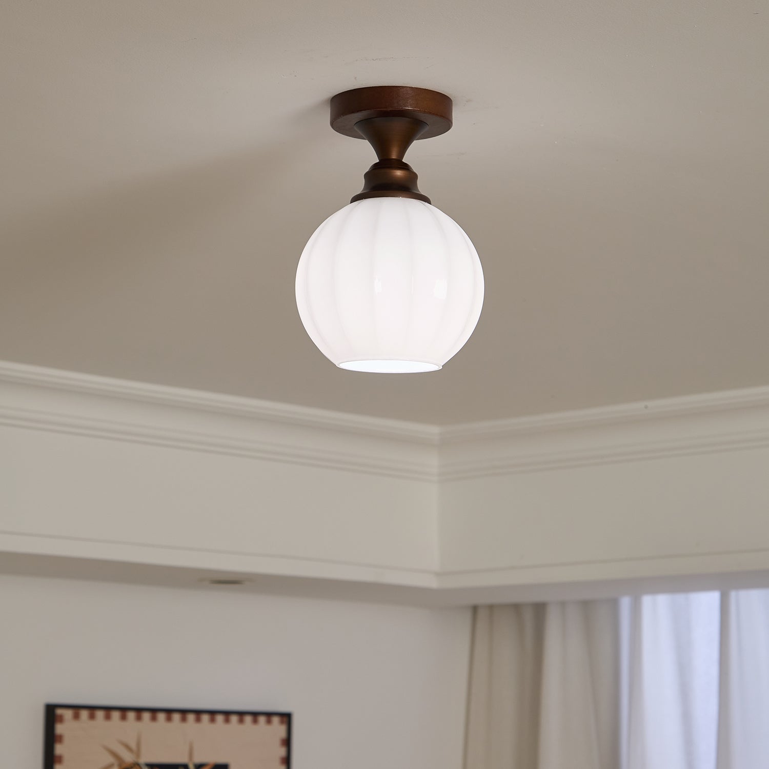 Alveneth Premium Nordisch Kunst Glas Deckenleuchte-Letslighting