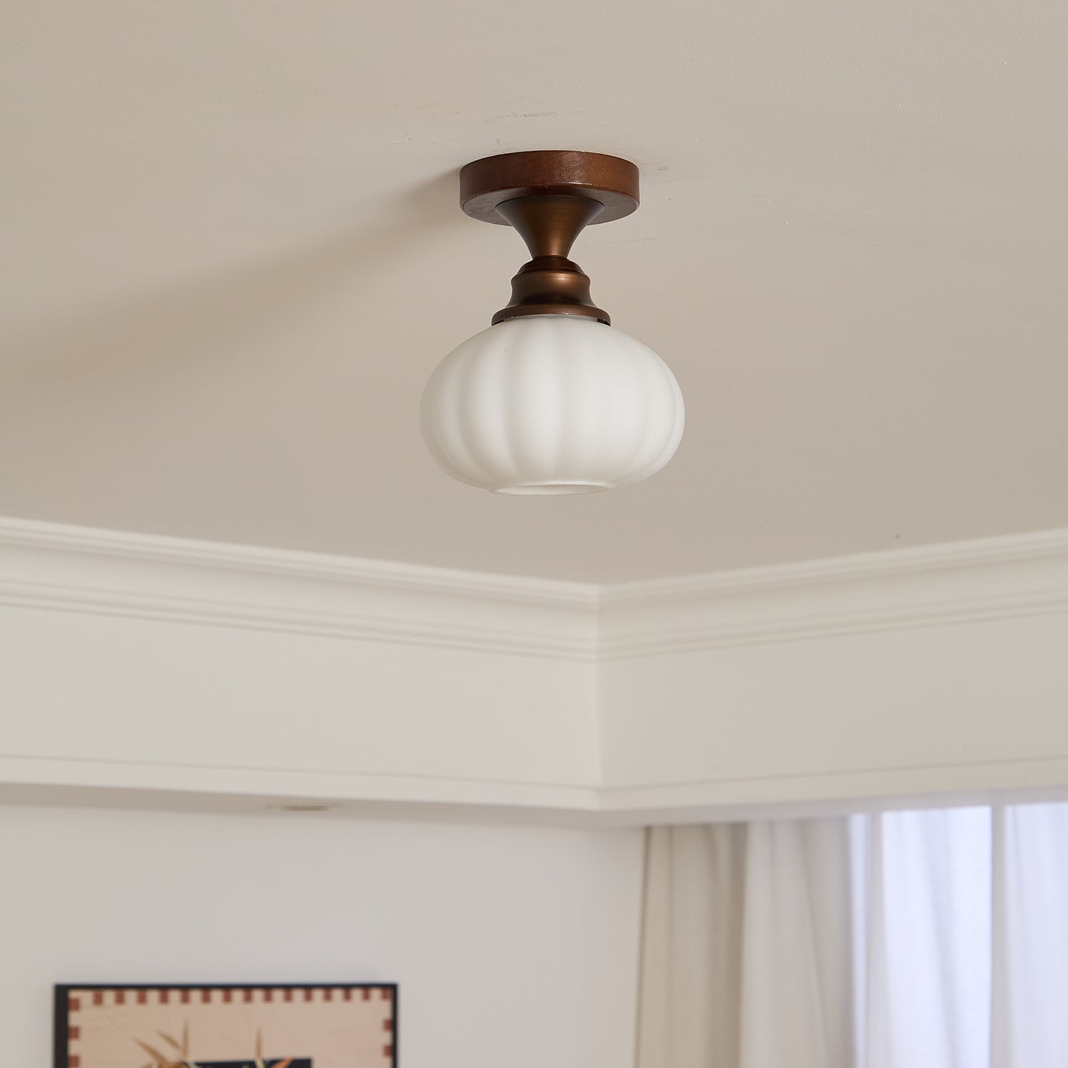 Alveneth Premium Nordisch Kunst Glas Deckenleuchte-Letslighting