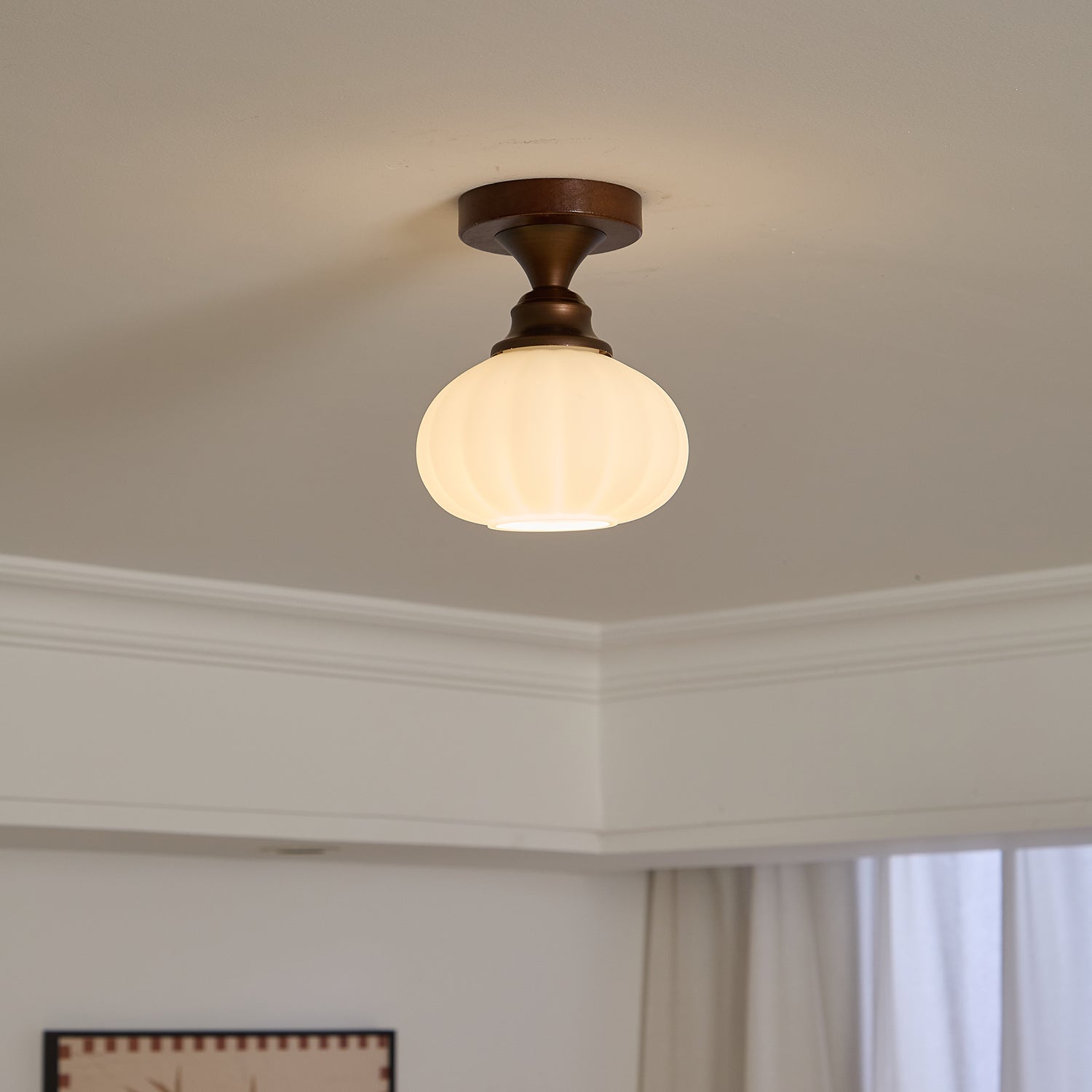 Alveneth Premium Nordisch Kunst Glas Deckenleuchte-Letslighting