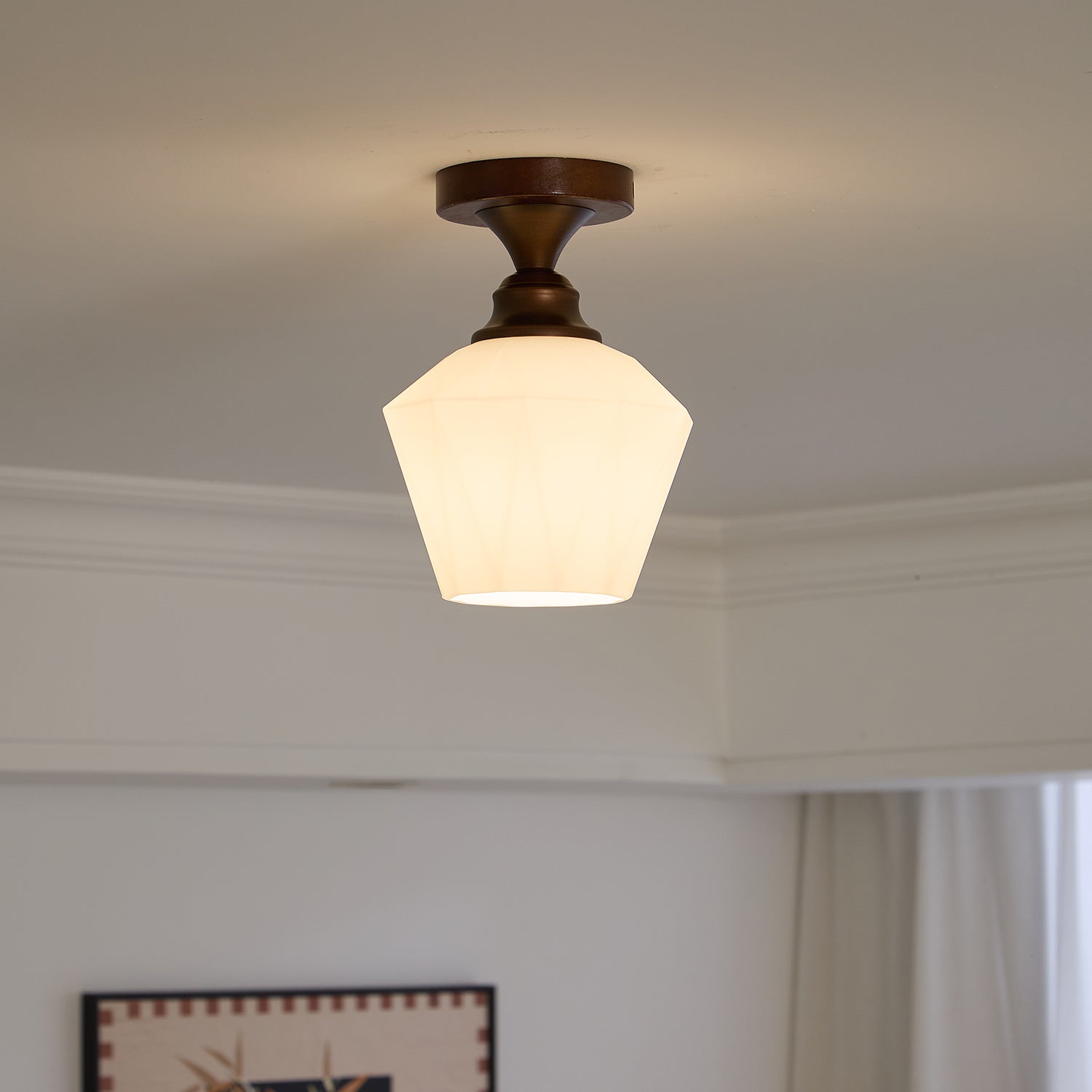 Alveneth Premium Nordisch Kunst Glas Deckenleuchte-Letslighting