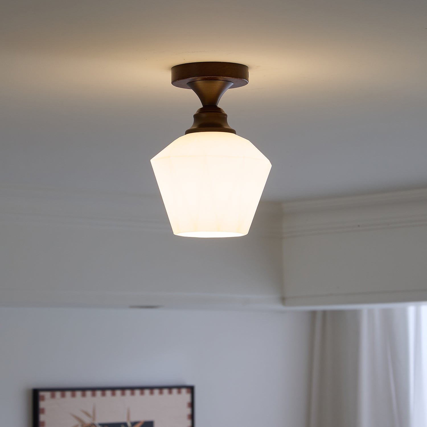 Alveneth Premium Nordisch Kunst Glas Deckenleuchte-Letslighting