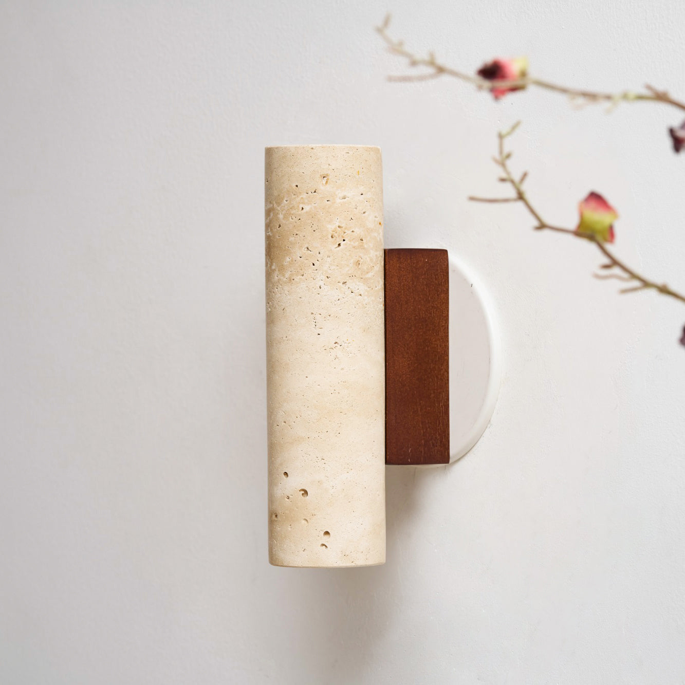 Uvineth Modern Minimalist Travertine Wall Lamp - Letslighting