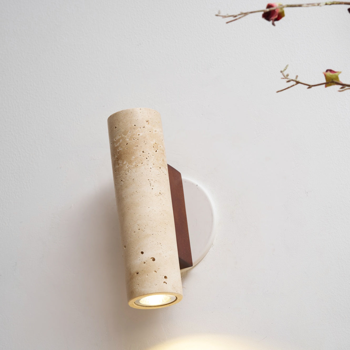 Uvineth Modern Minimalist Travertine Wall Lamp - Letslighting