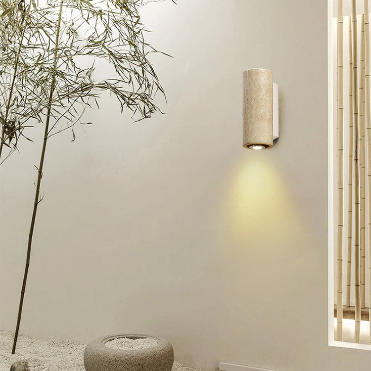 Uvineth Modern Minimalist Travertine Wall Lamp - Letslighting
