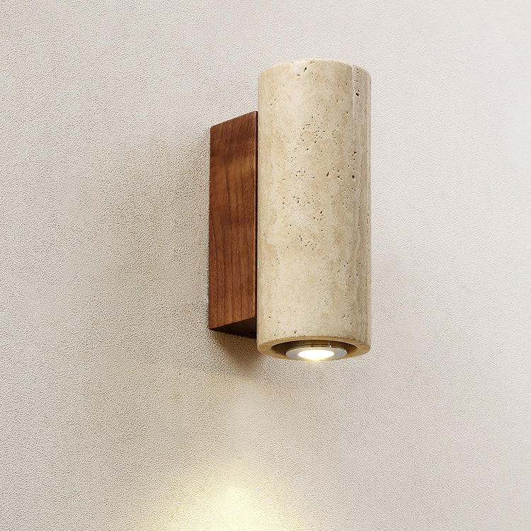 Uvineth Modern Minimalist Travertine Wall Lamp - Letslighting